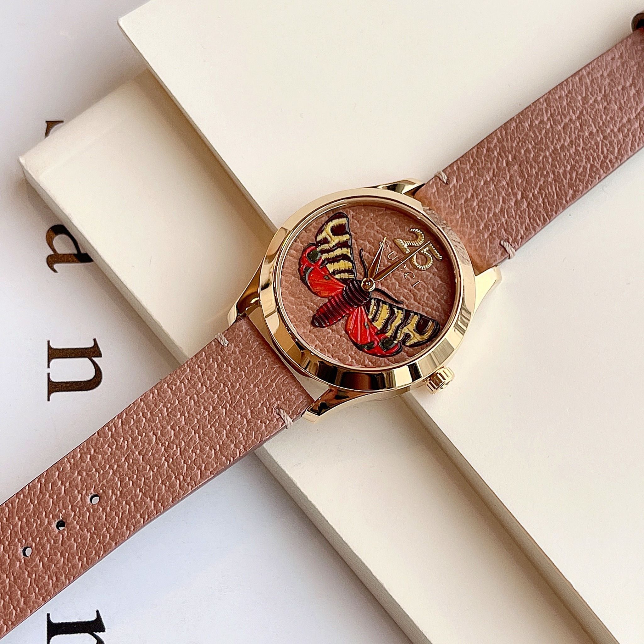 gucci g timeless butterfly