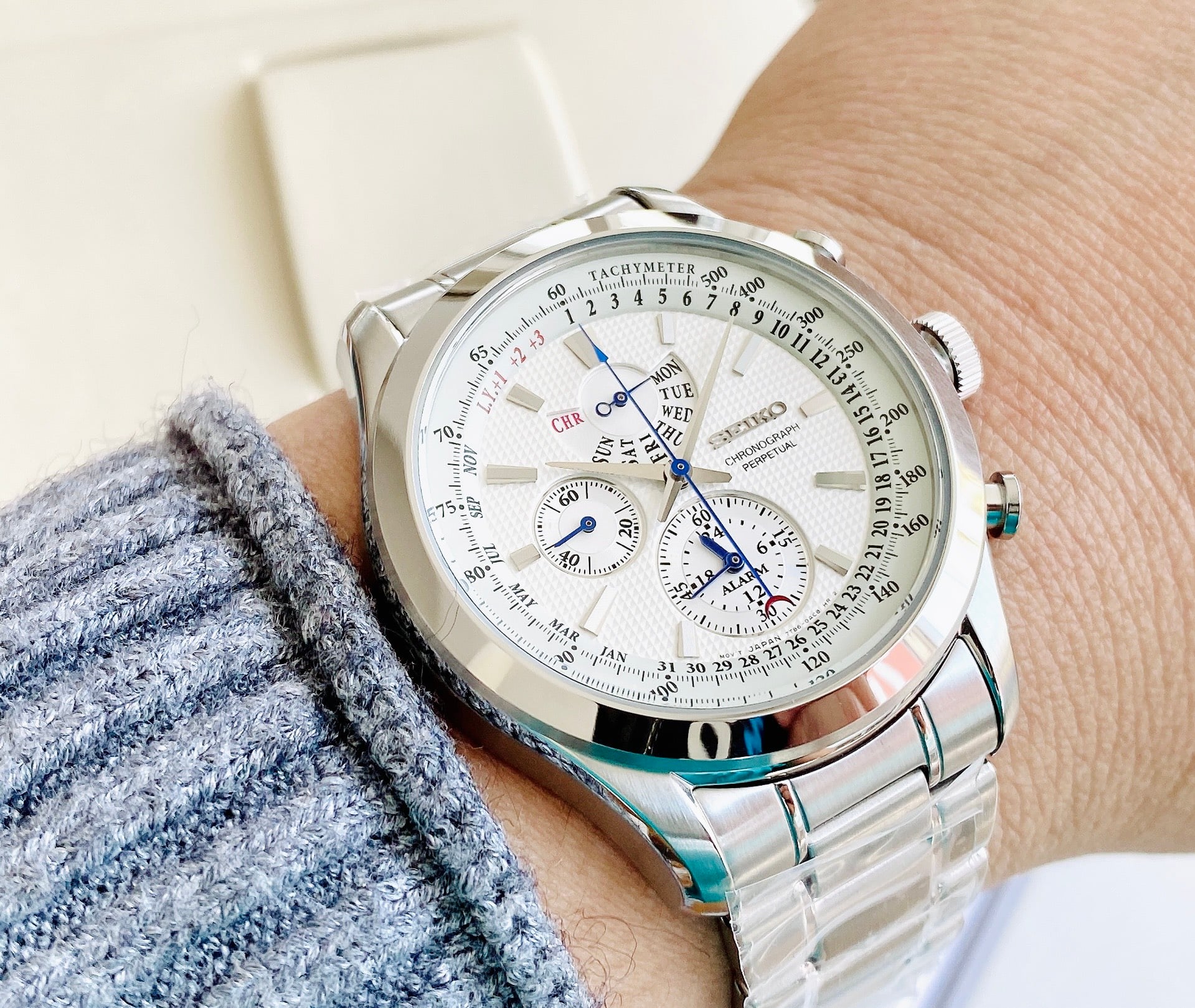 SEIKO 腕時計 クロノグラフ SPC123P1③1463 Amazon.co.jp: [セイコー]SEIKO 腕時計 クロノグラフ SPC123P1