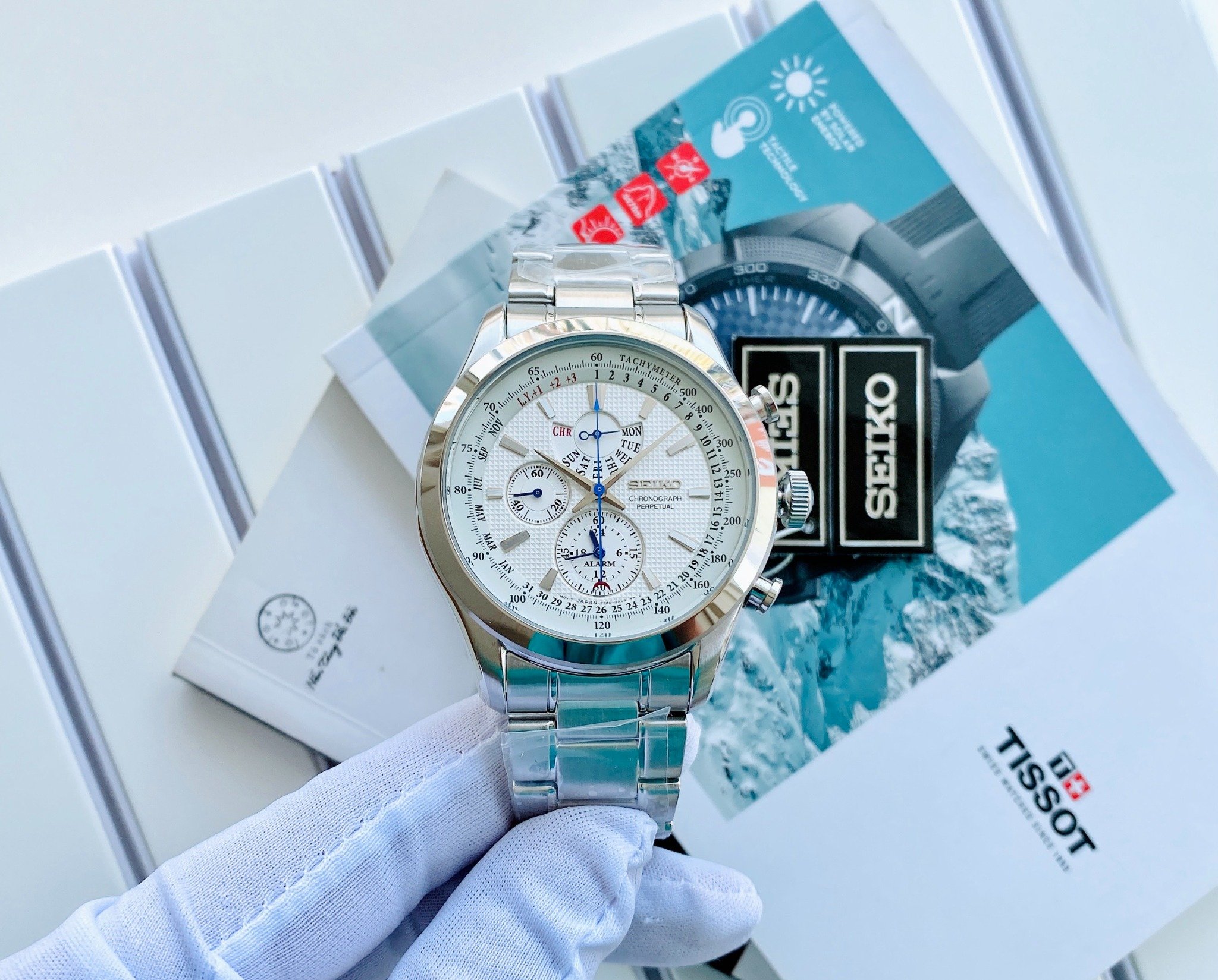 Seiko Quartz Perpetual Chronograp SPC123P1 – PhongWatch