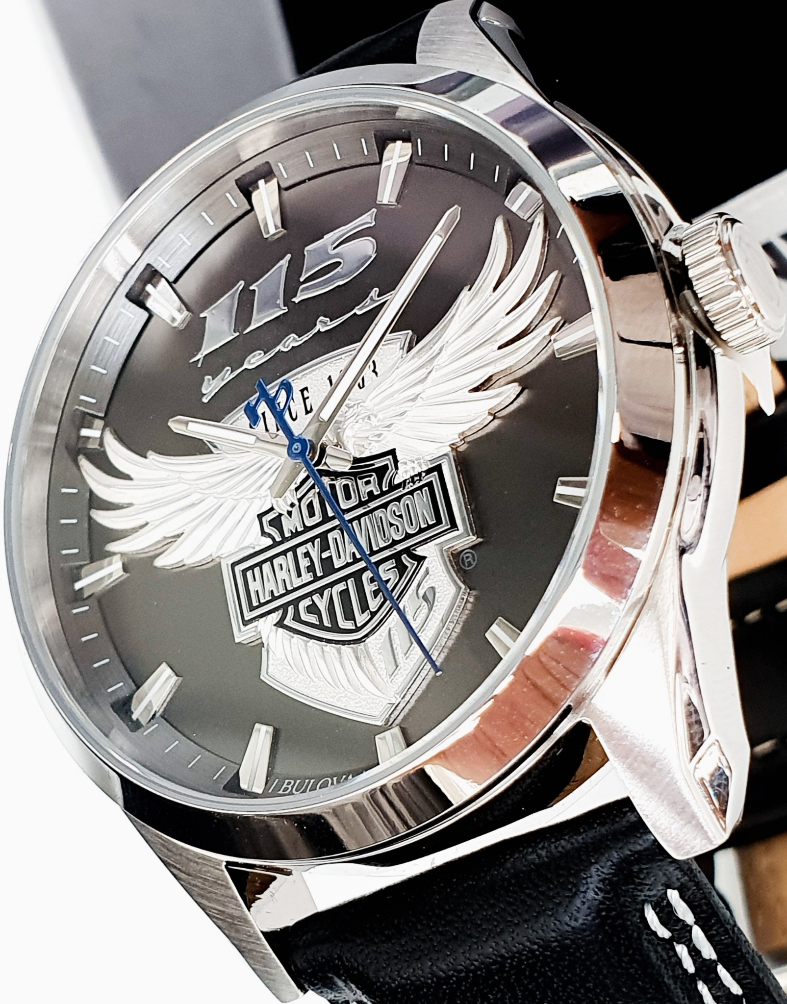 Men's Bulova Harley Davidson Mens Watches 115th Anniversary Bulova