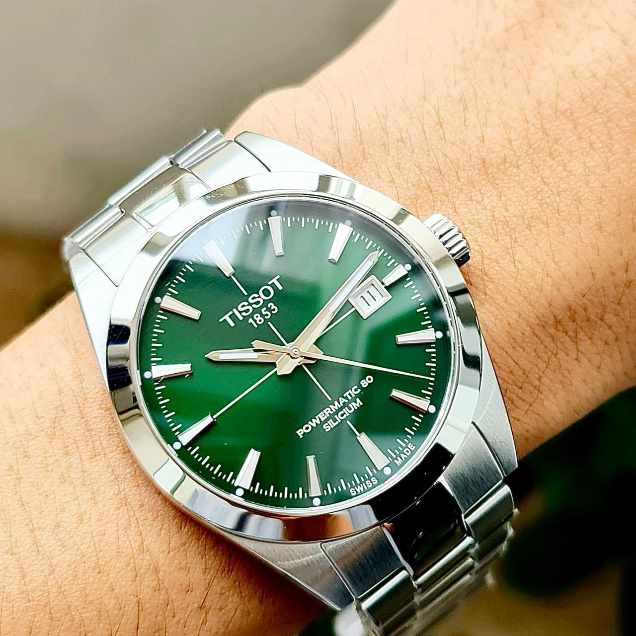 Tissot Automatic Gentleman Powermatic 80 Silicium T127.407.11.091.01 ...