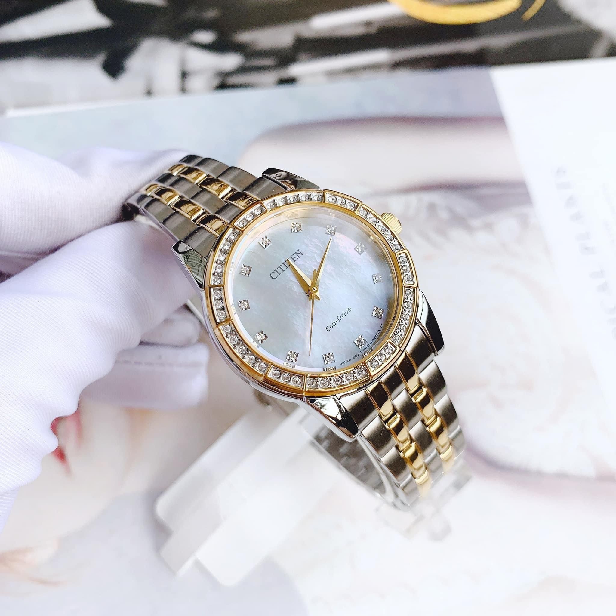 Citizen Eco Drive EM0774 51D ng H N Ch nh H ng Gi T t