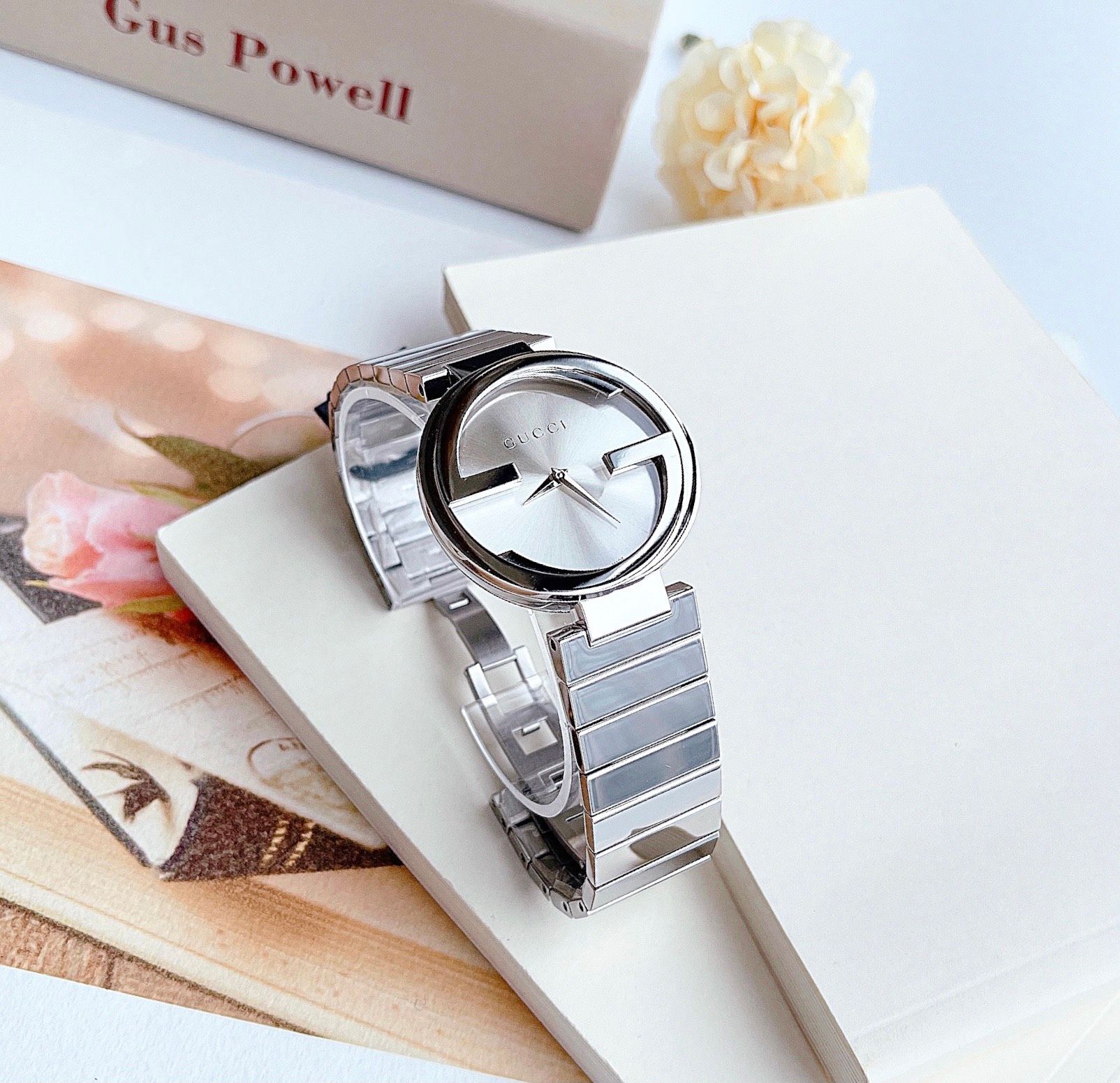 GUCCI Interlocking Silver Dial Watch 37mm YA133308 -Đồng Hồ Nữ – PhongWatch