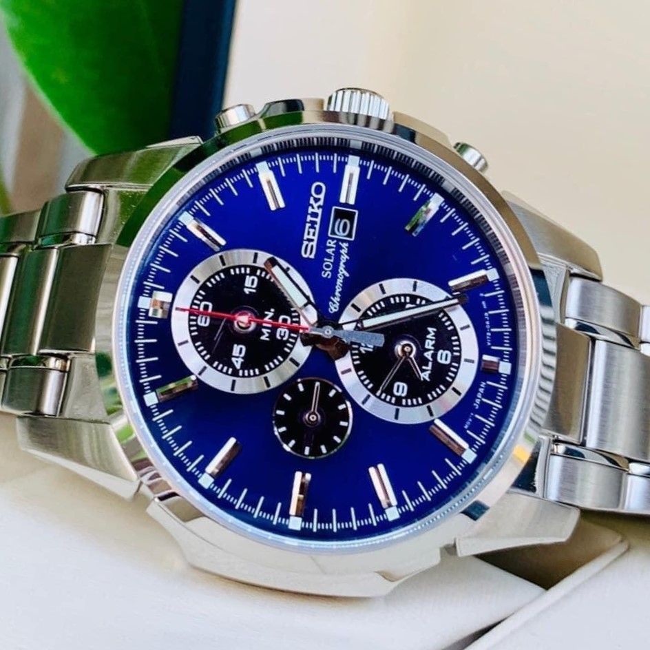 Seiko Solar SSC085P1 Chronograph - Đồng Hồ Nam – PhongWatch