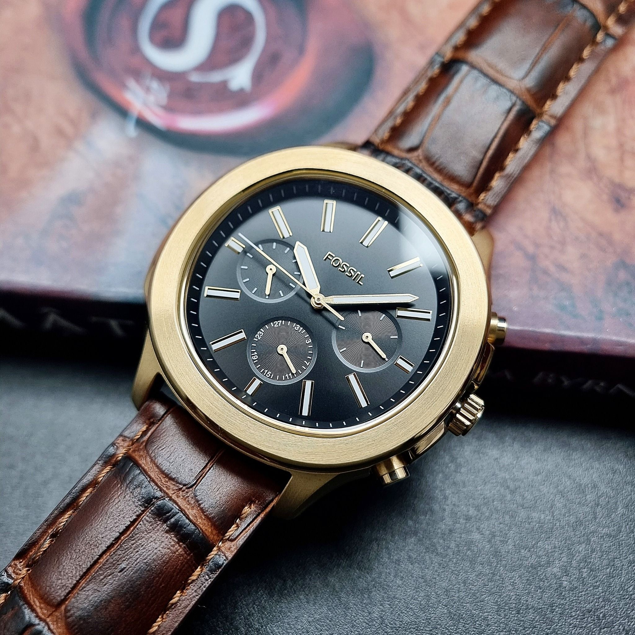 Fossil Quartz BQ2593 Chnorograph - Đồng 