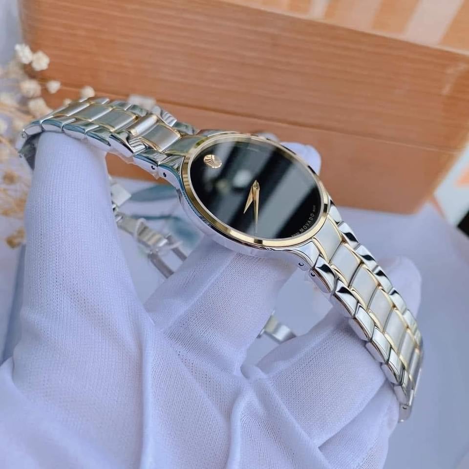 Movado serio two tone cheap