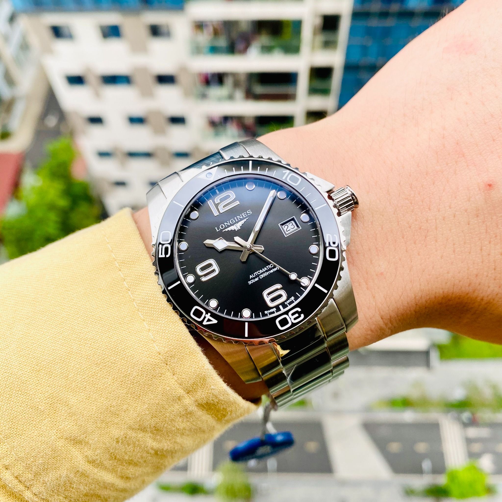 Longines Hydro Conquest Ceramic Black L3 782 4 56 6 L37824566 43mm Longines Hydro Conquest Ceramic Black L3 782 4 56 6 L37824566 43mm