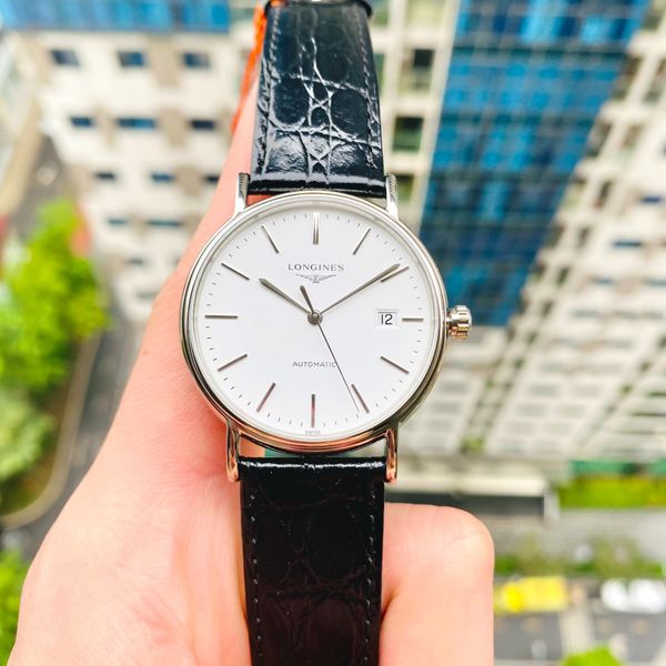 Longines Presence Automatic White . ( L49214122 ) - Đồng –  PhongWatch