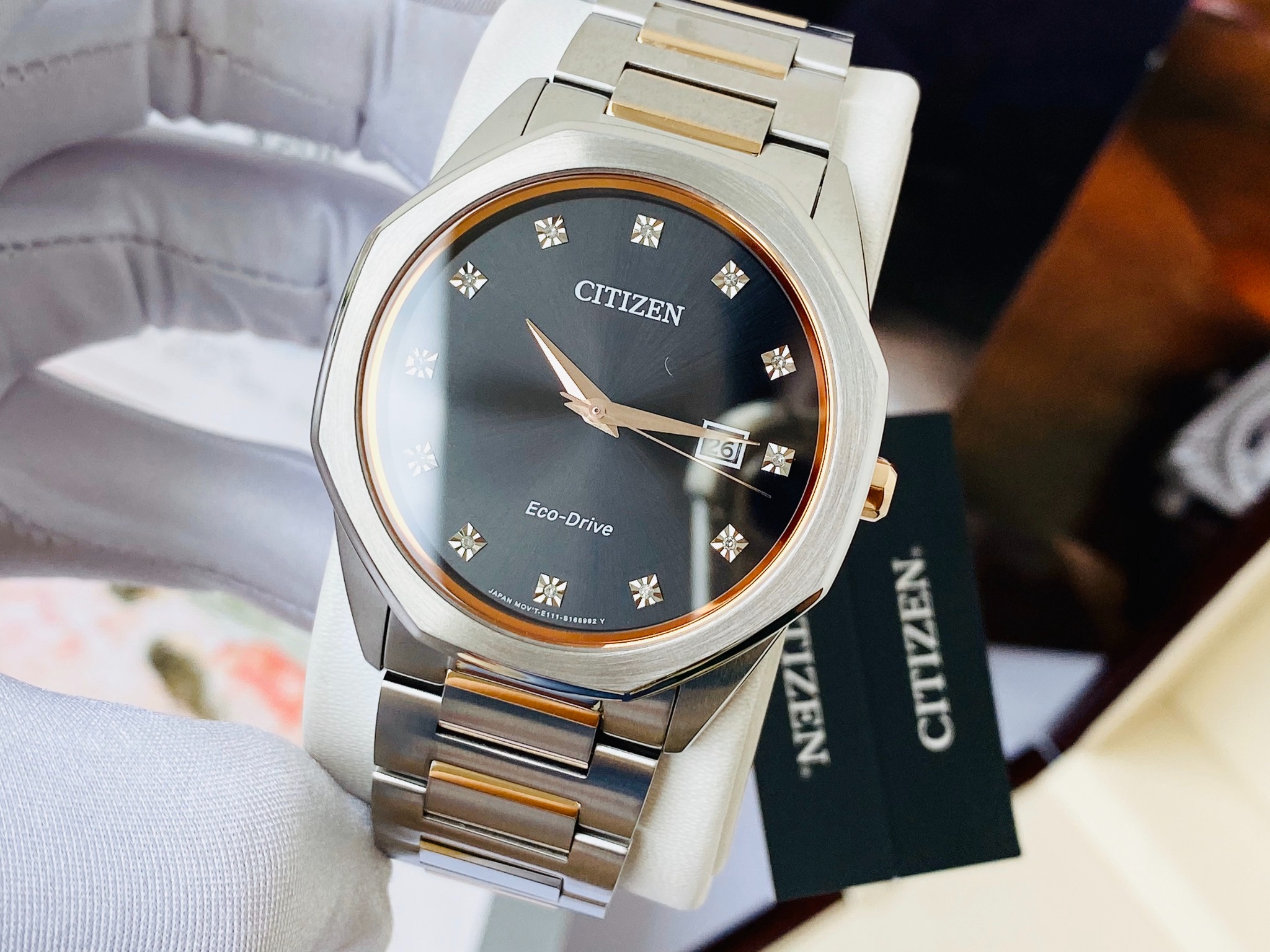 Citizen Eco-Drive BM7496-56G Corso Diamond - Đồng Hồ Nam - Chính