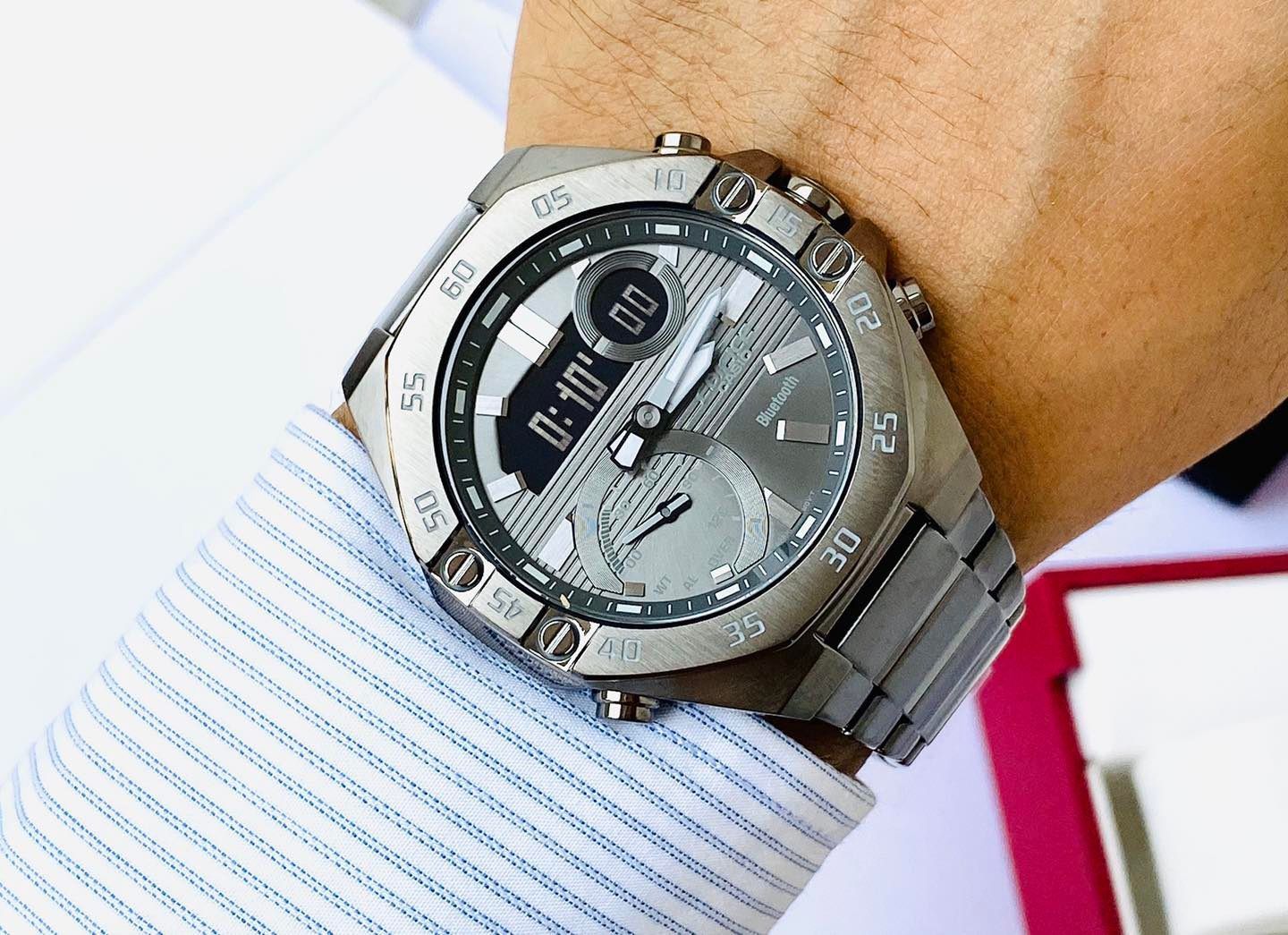 Casio Edifice Bluetooth ECB-10DC-1BDF Đồng Hồ Nam – PhongWatch