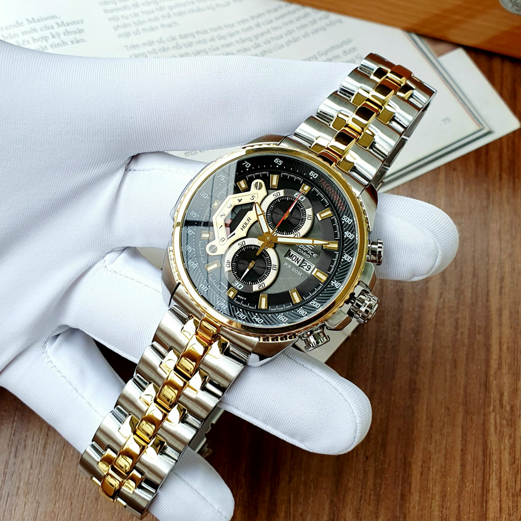 Reloj Casio Edifice EF-558SG-1AVUDF: Elegancia y Precisión - RELOJ EDIFICE CASIO R4