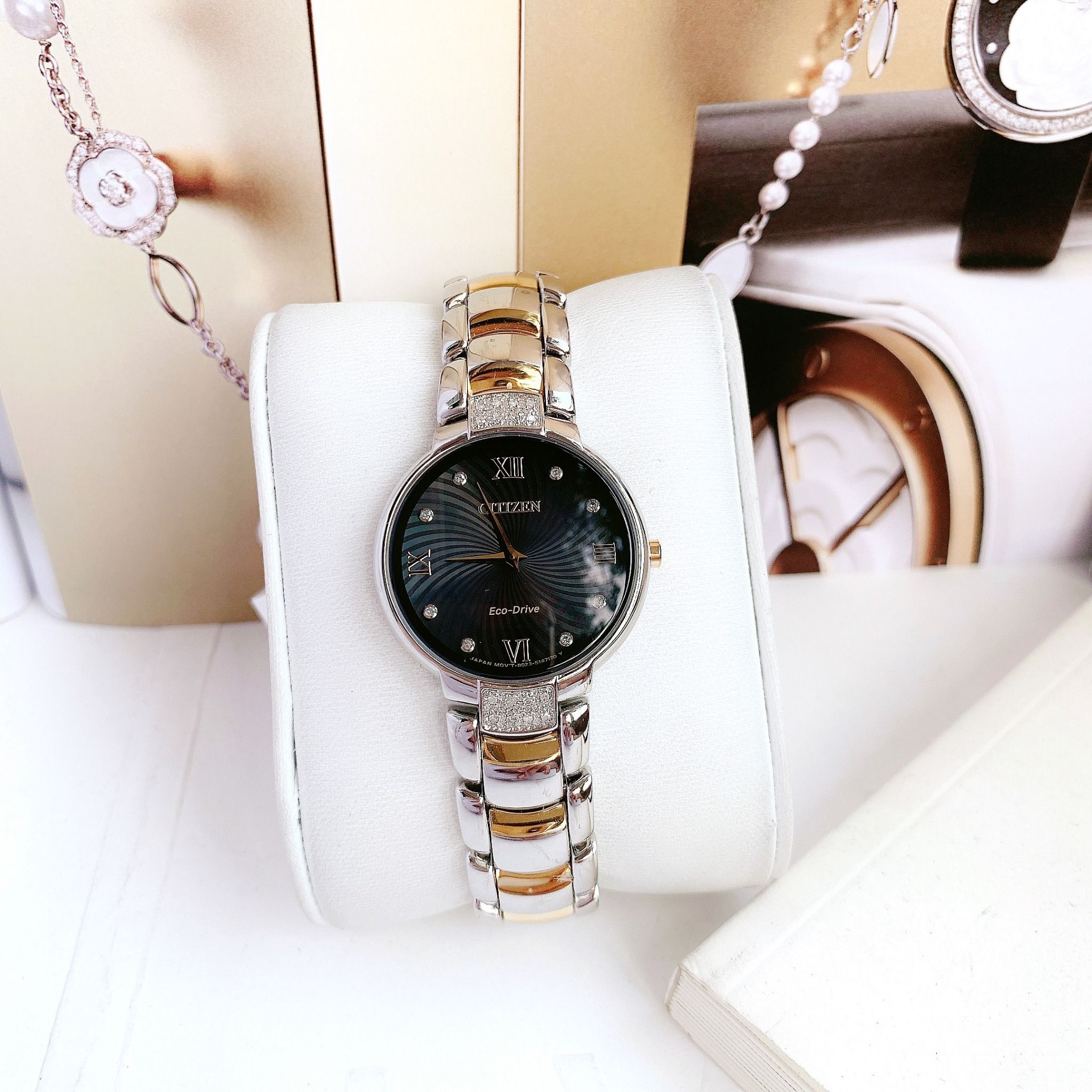 Citizen Eco-Drive EX1464-54E - Đồng Hồ Nữ - Chính Hãng Giá Tốt CITIZEN 腕時計EX1464-54E