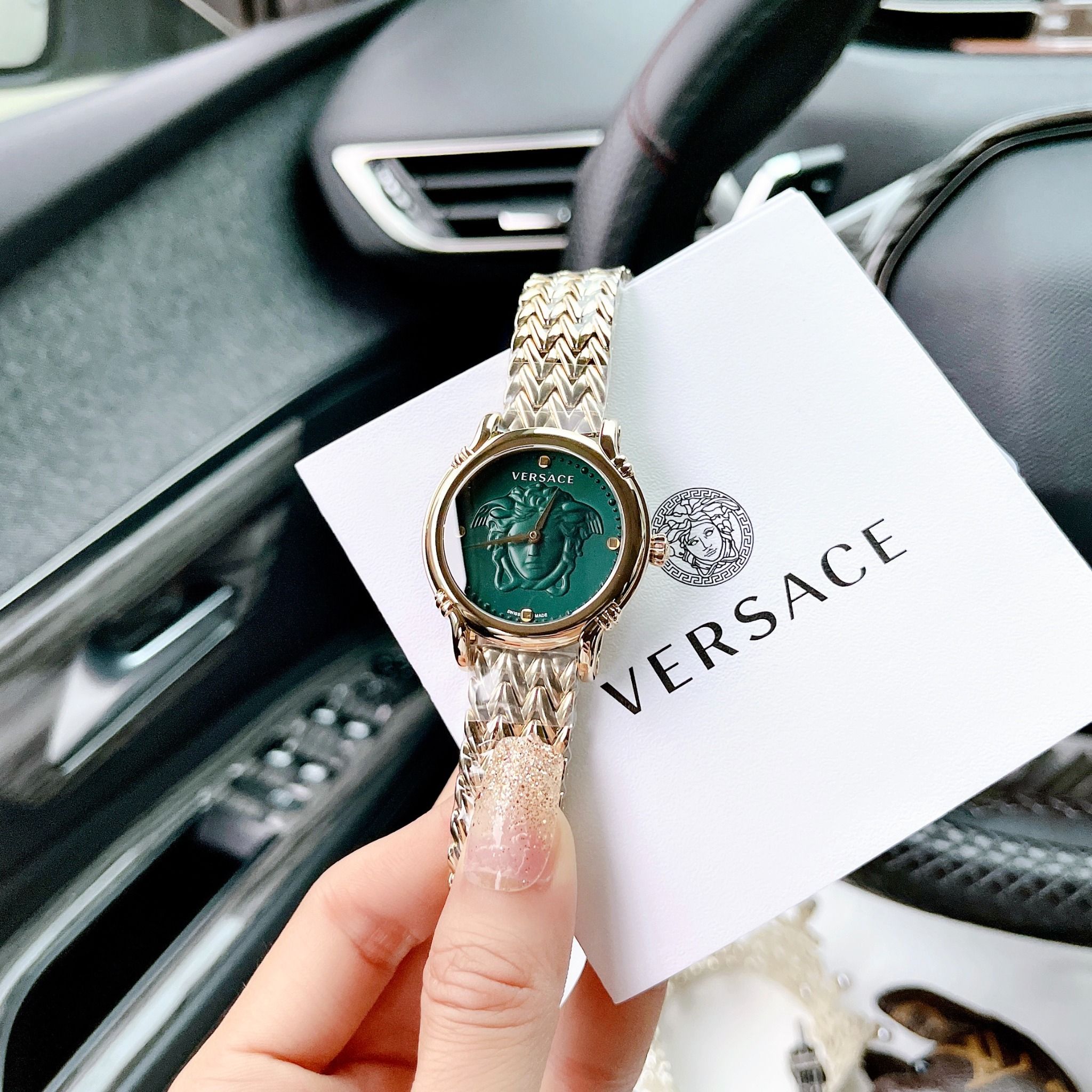 ★VERSACE Safety Pin VEPN00420 レディース腕時計 Vデザイン ☆VERSACE Safety Pin VEPN00420 レディース腕時計 Vデザイン