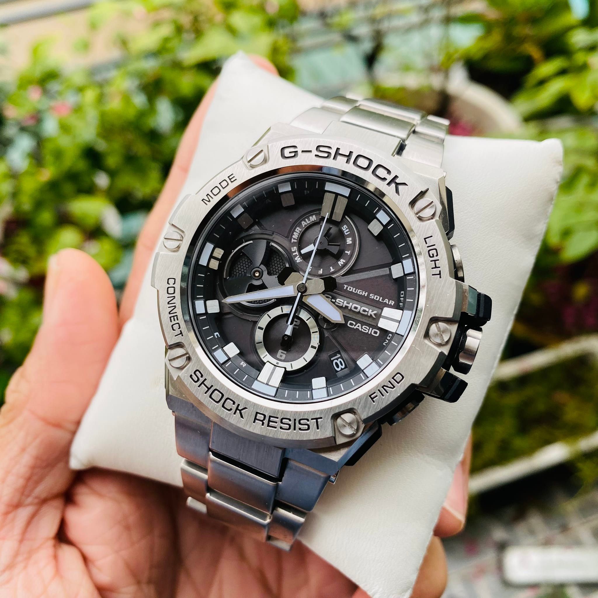 高い素材】 G-SHOCK G-STEEL GST-B100D-1AJF ソーラー | www