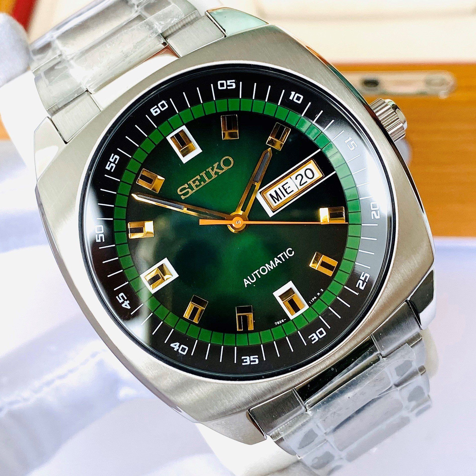 Introducir 42+ imagen seiko automatic green