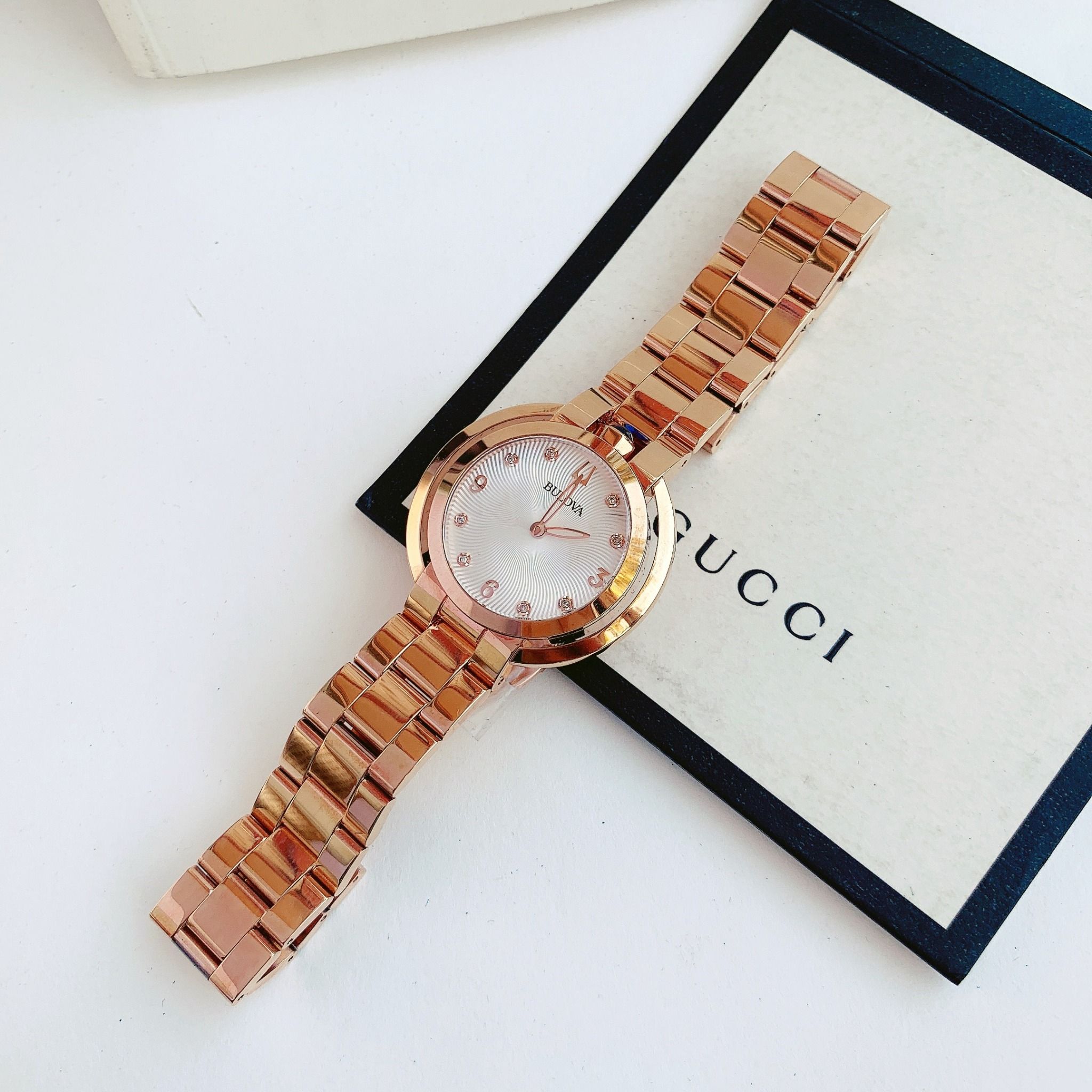 Bulova Quartz 97P130 Rubaiyat Diamond Accent Watch 35mm ng H N PhongWatch