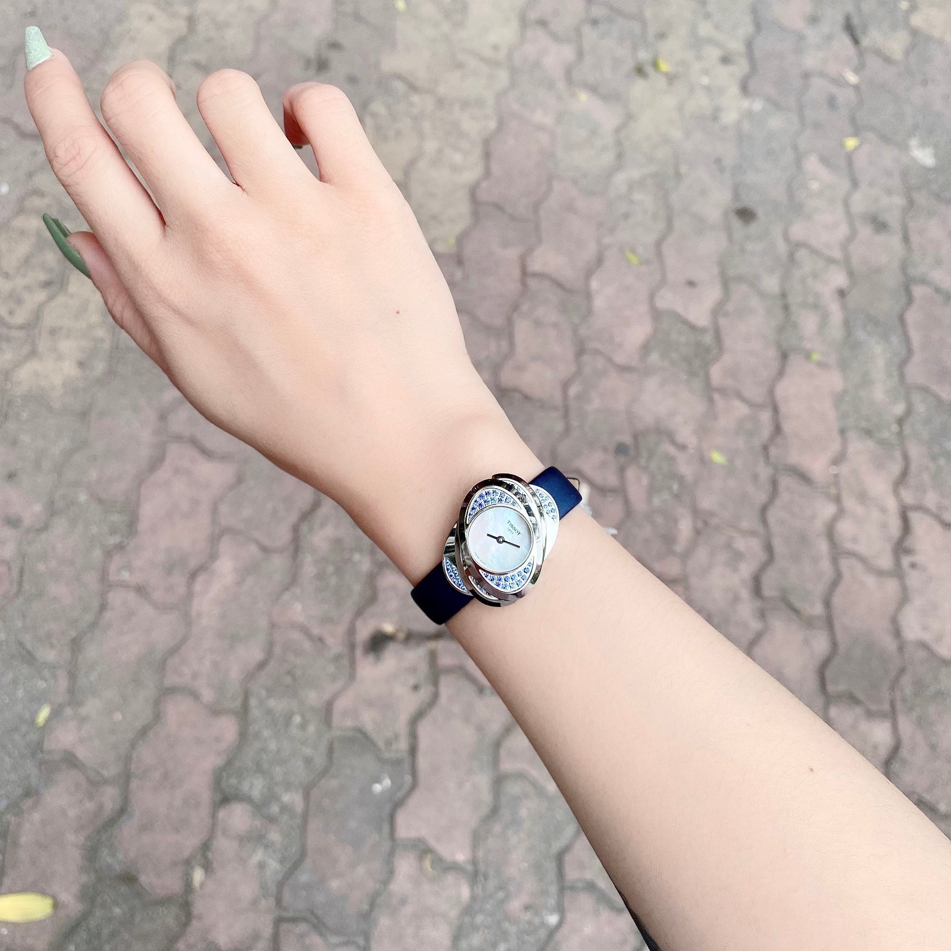Tissot Flower Blue Sapphire Watch T03.1.235.80 ( T03123580
