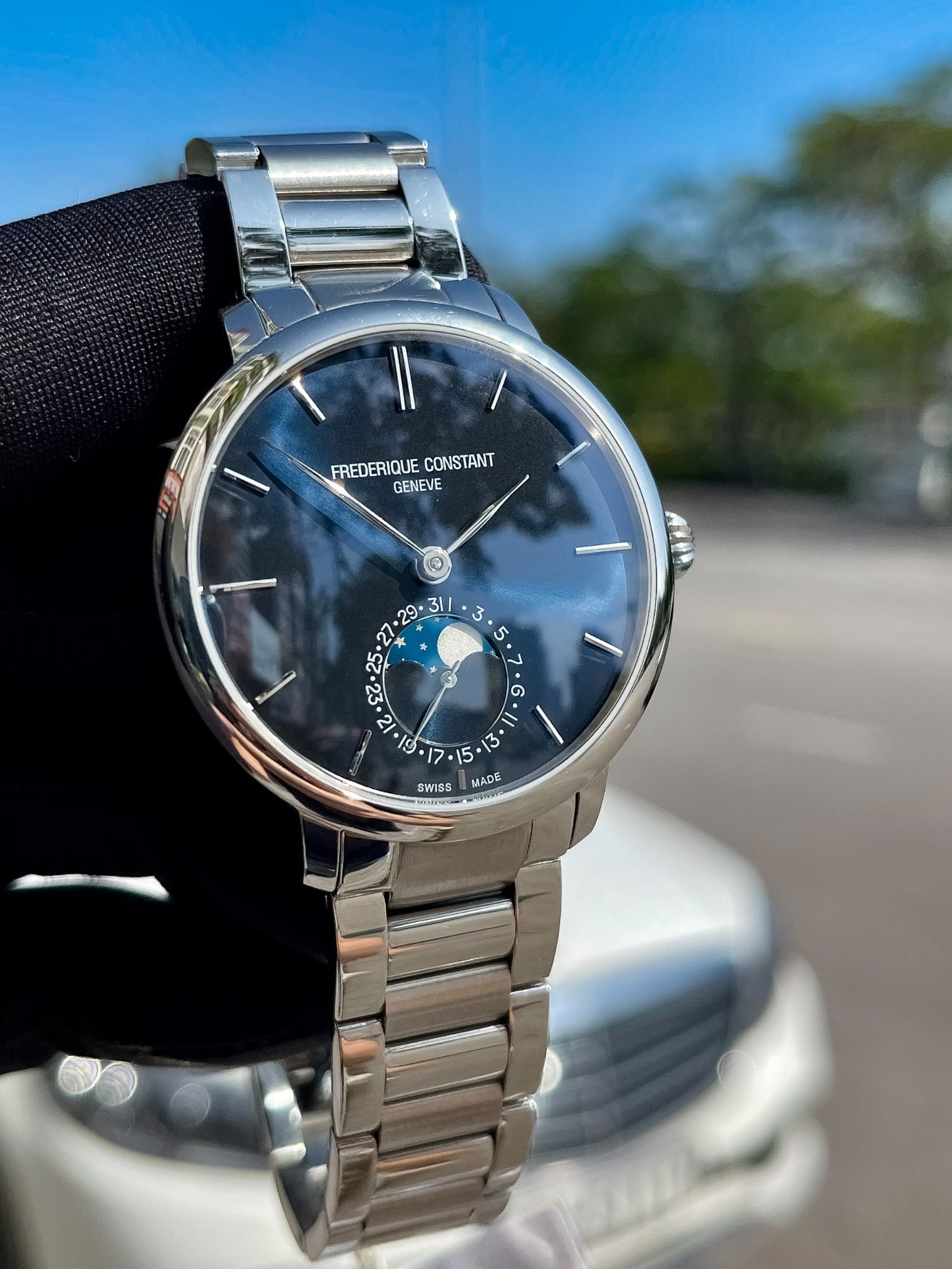 Frederique Constant Manufacture Slimline Moonphase FC-703N3S6B 