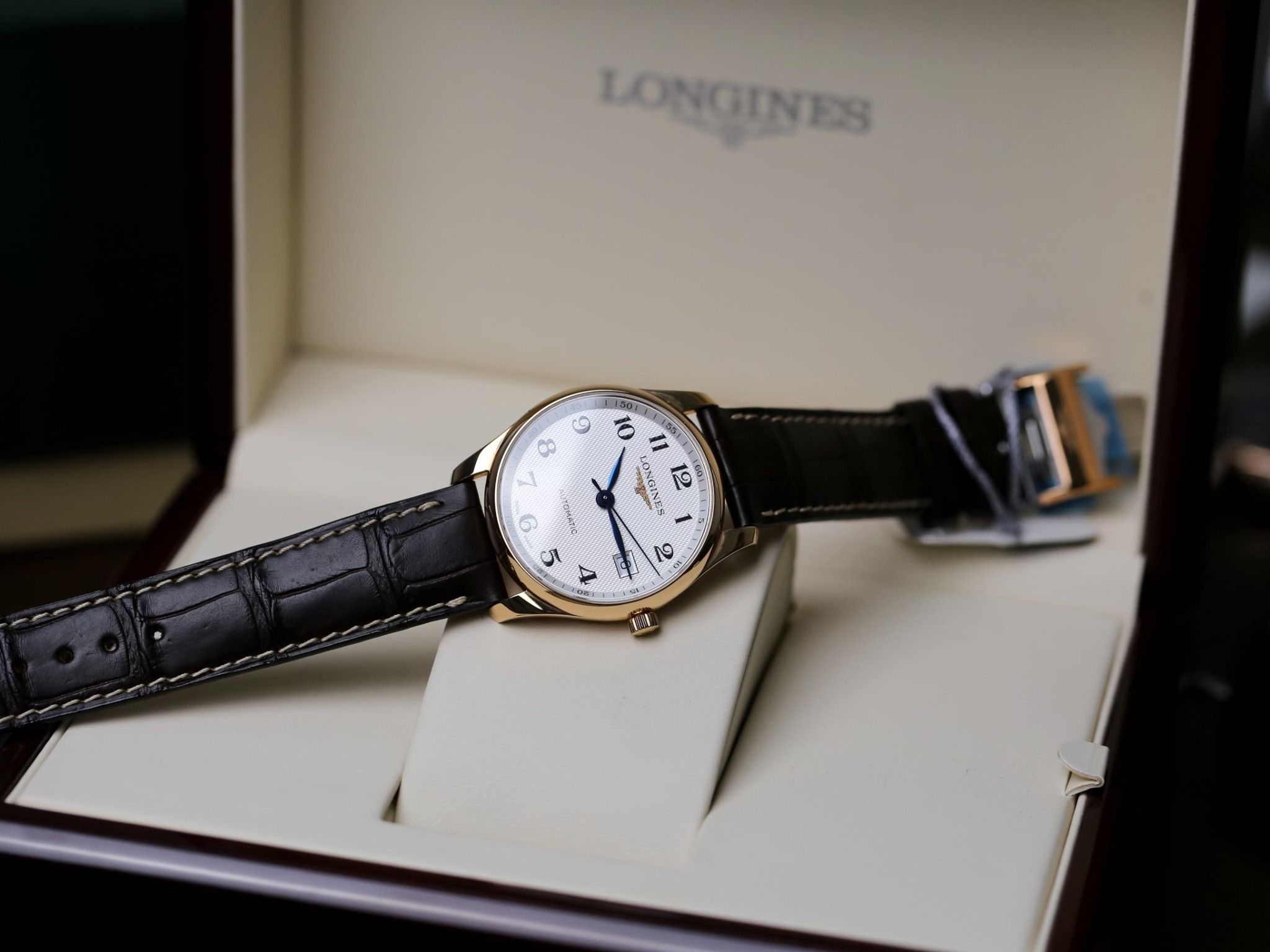 Longines Master Collection L2.518.8.78.3 L25188783 Rose Gold 18K. PhongWatch