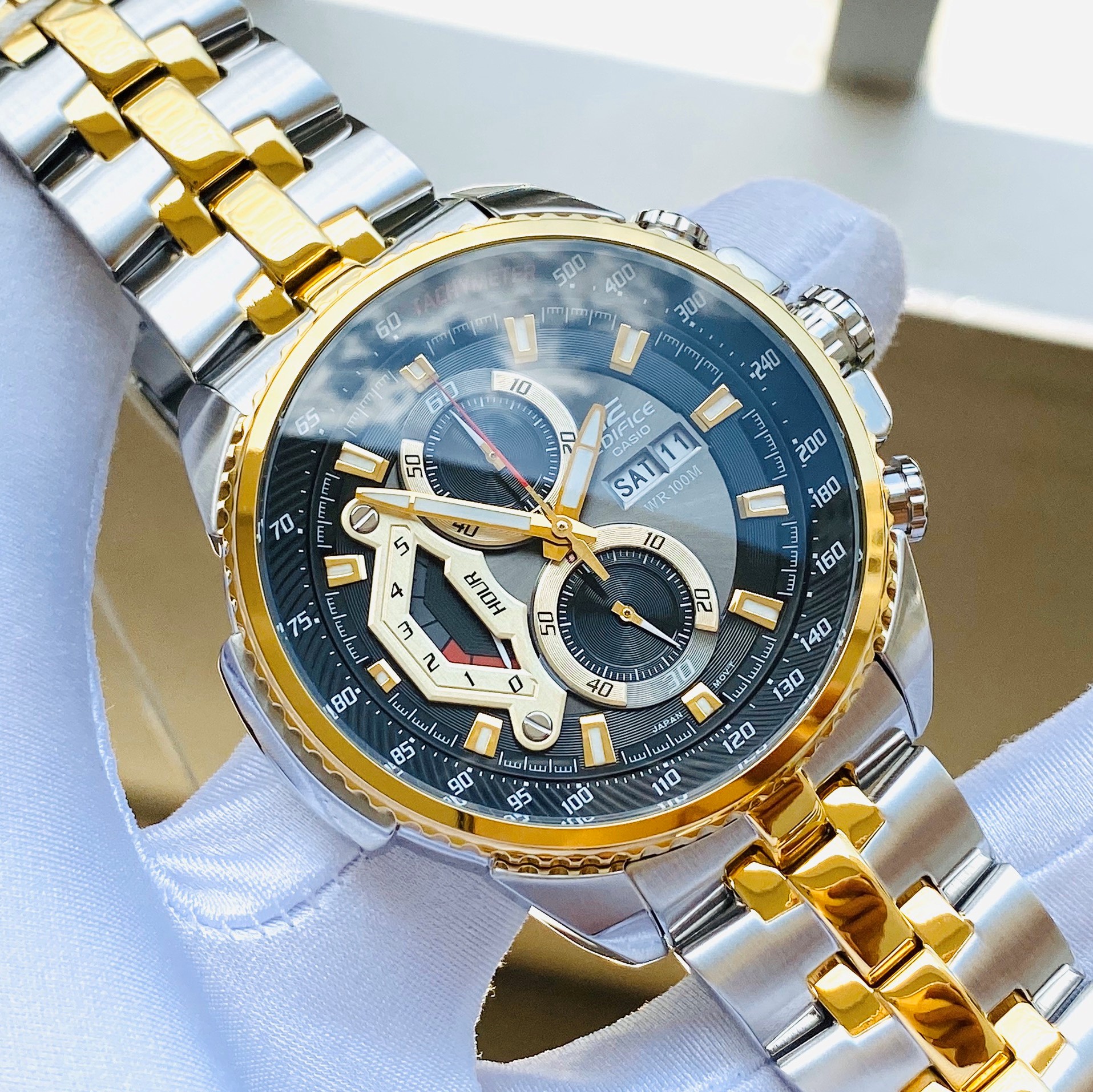 Reloj Casio Edifice EF-558SG-1AVUDF: Elegancia y Precisión - RELOJ EDIFICE CASIO R4