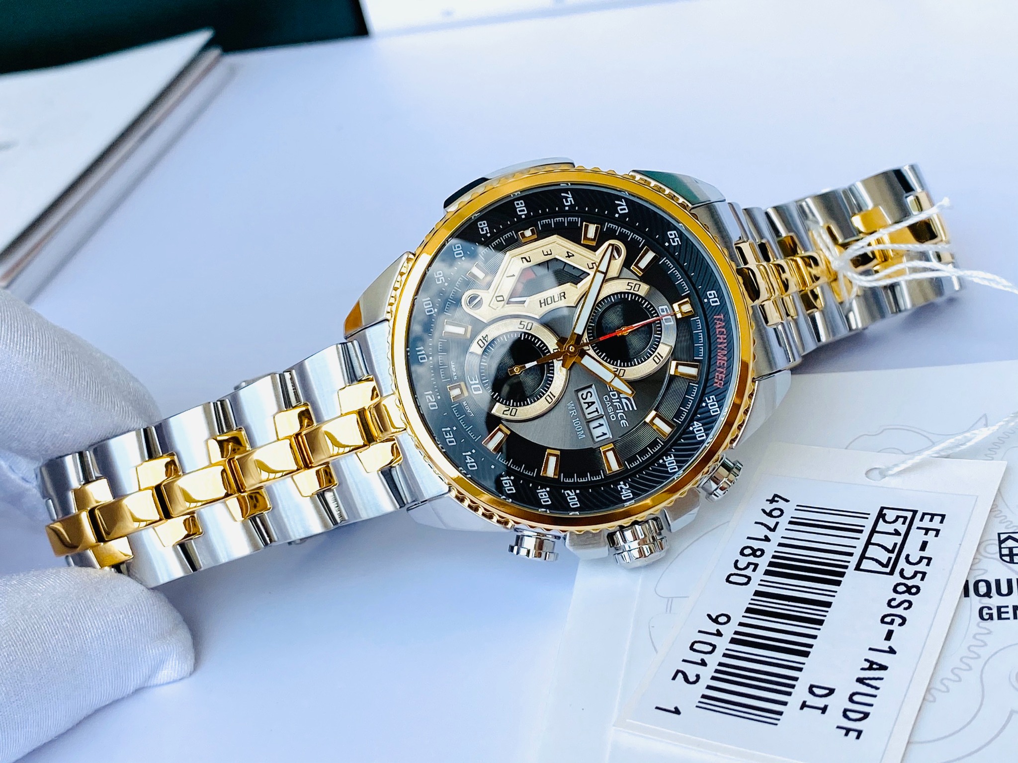 Reloj Casio Edifice EF-558SG-1AVUDF: Elegancia y Precisión - RELOJ EDIFICE CASIO R4
