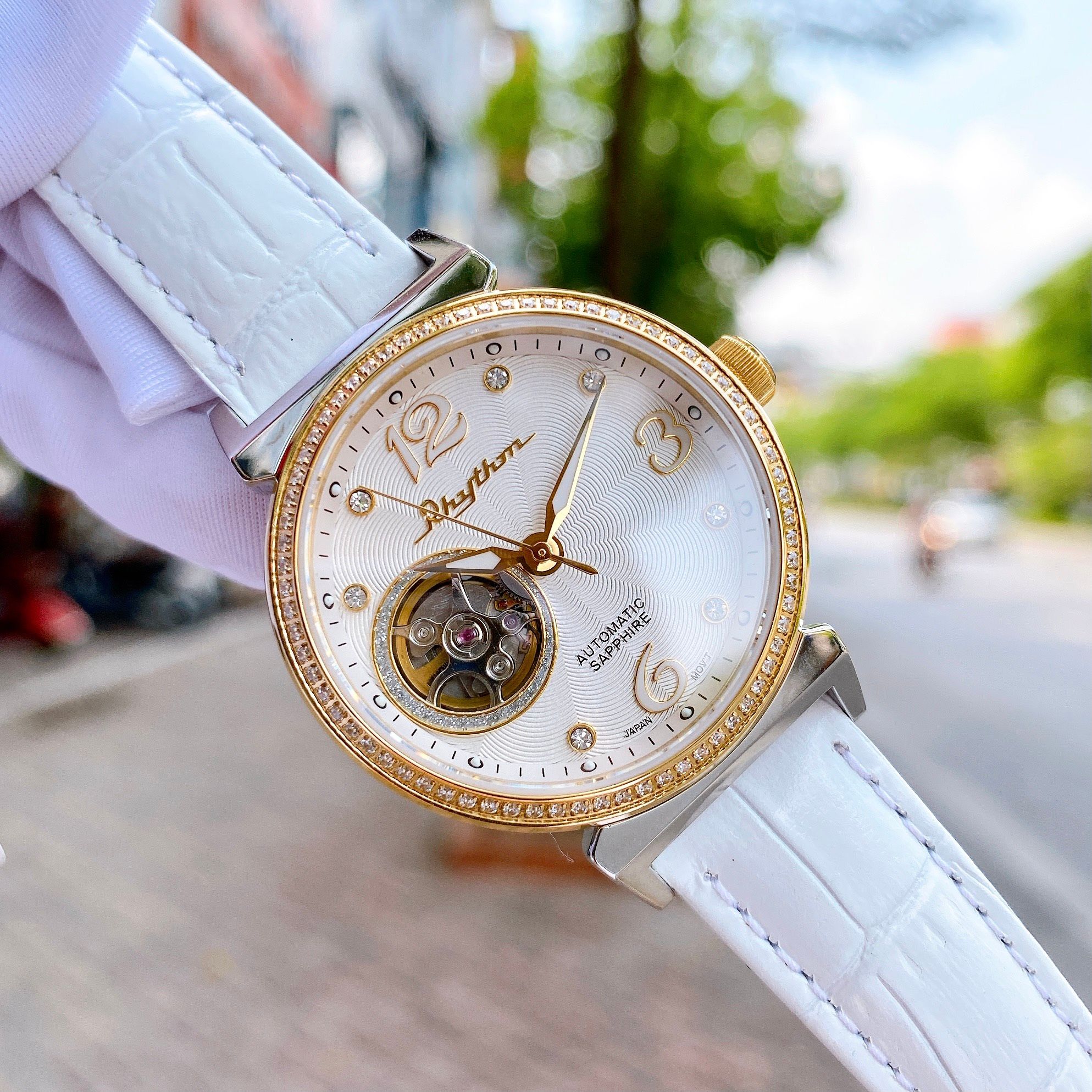 Rhythm sapphire shop watch