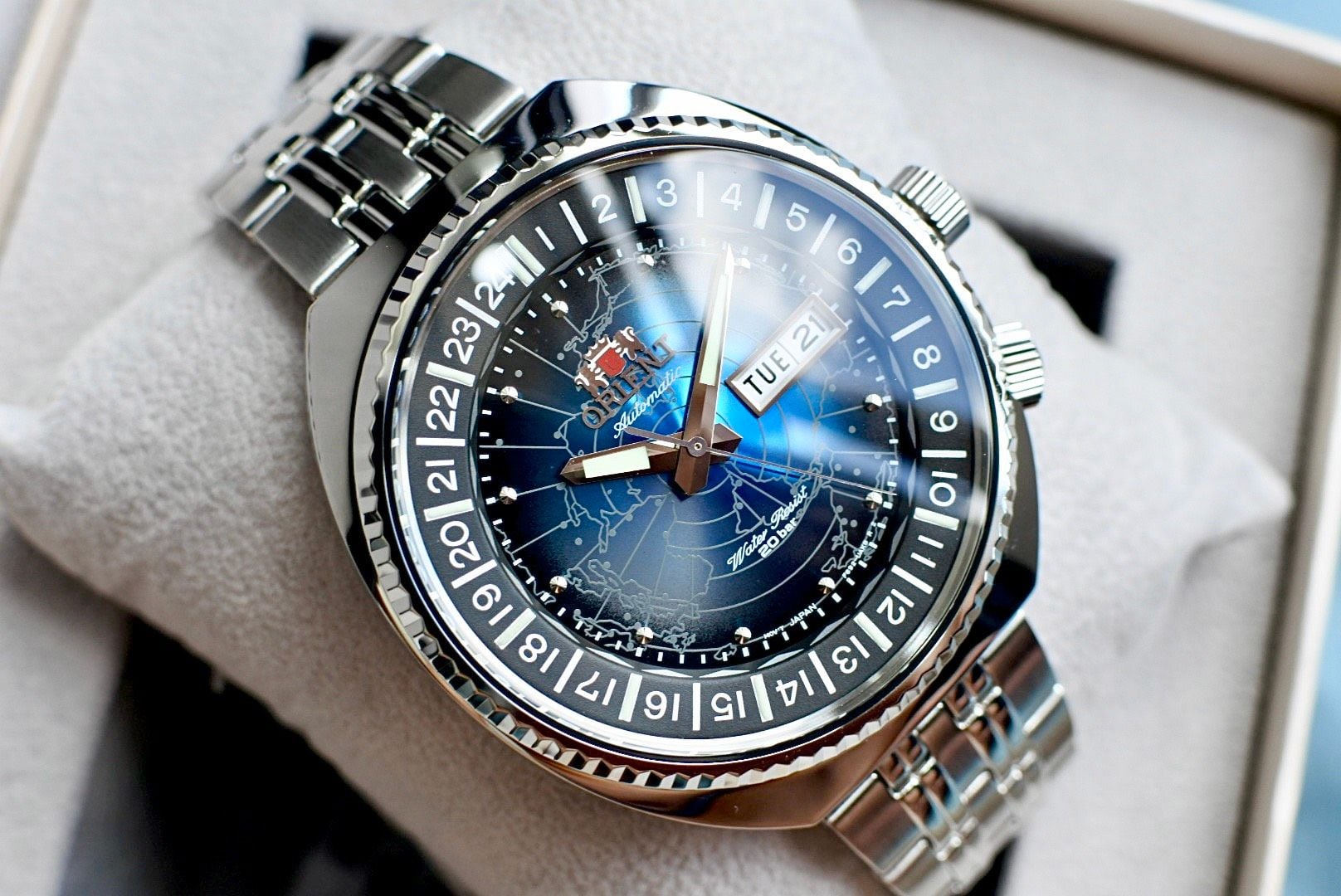 Orient Revival World Map RAAA0E03L19B ( RAAA0E03L09C ) RNAA0E03L PhongWatch