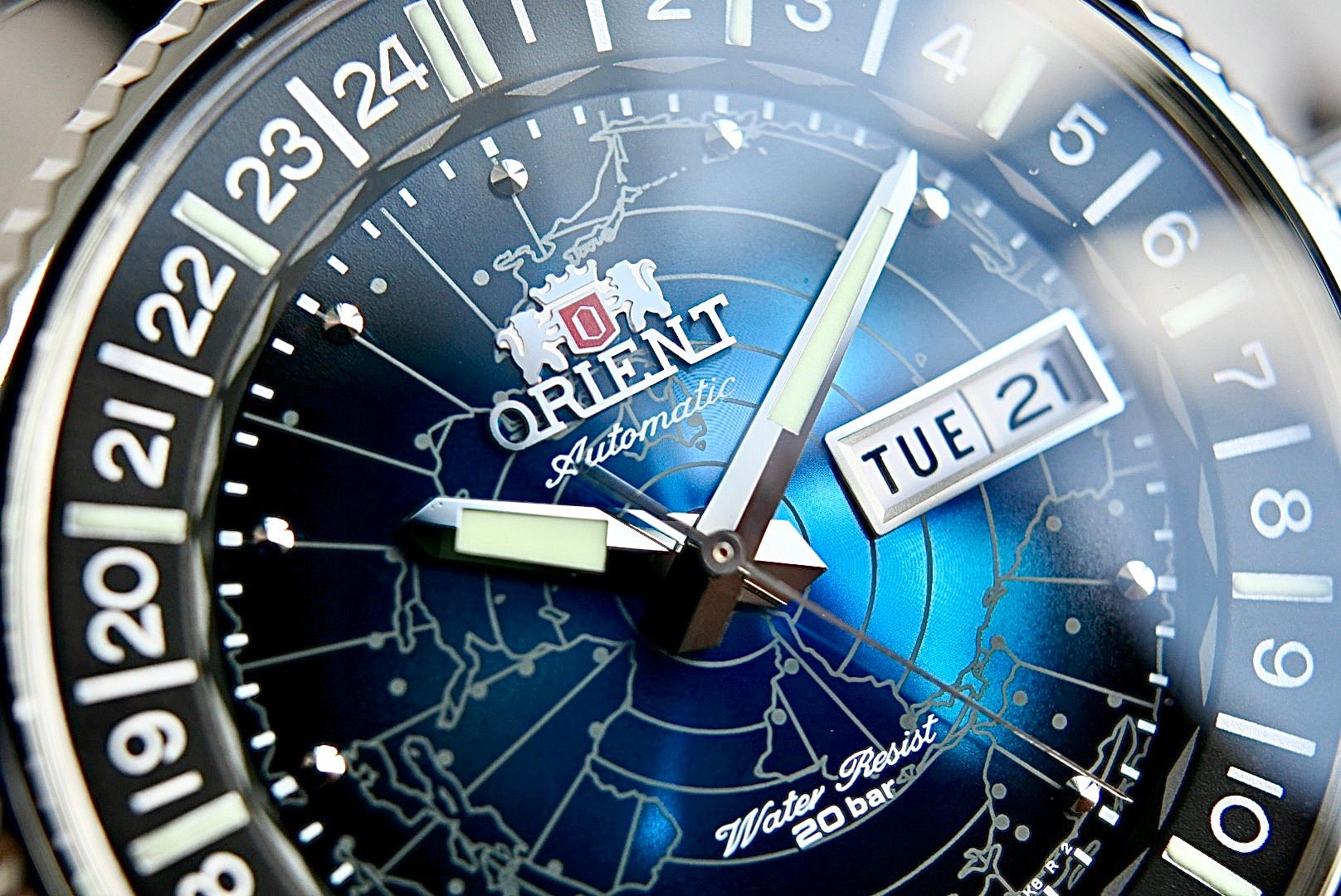 Orient Revival World Map RAAA0E03L19B ( RAAA0E03L09C ) RNAA0E03L PhongWatch