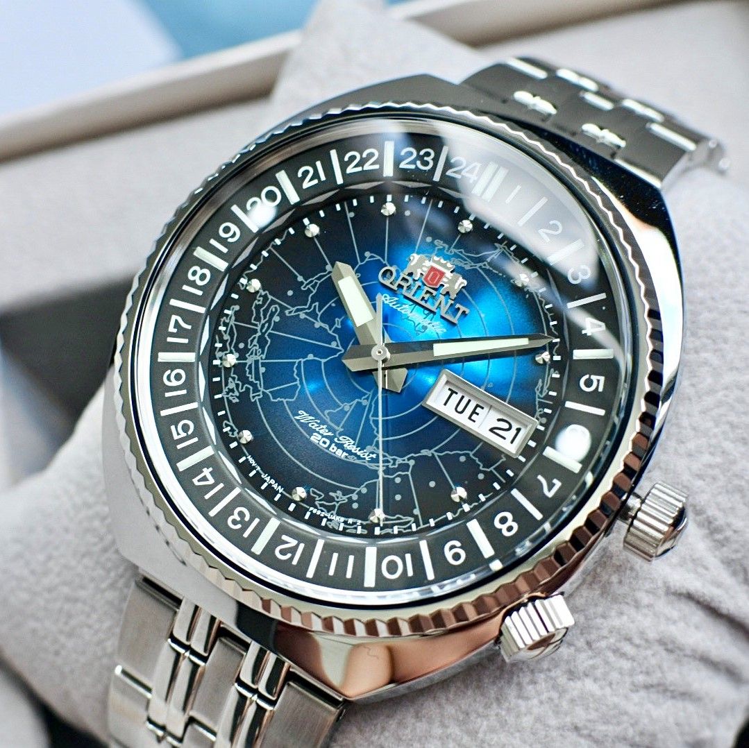 Orient Revival World Map RAAA0E03L19B ( RAAA0E03L09C ) RNAA0E03L PhongWatch