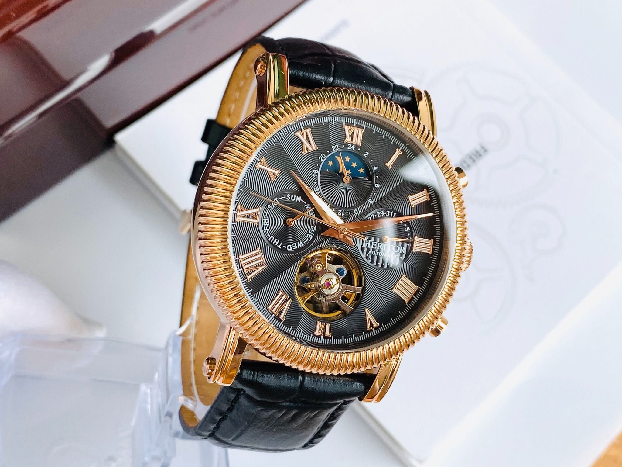 heritor automatic men's winston watch