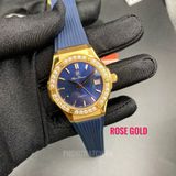 A - ( GIÁ TỐT  ) Olym Pianus Fusion OP990-45ADGR-GL-XANH - Đồng Hồ Nữ - 34mm ( OP990-45DLR-GL-X )