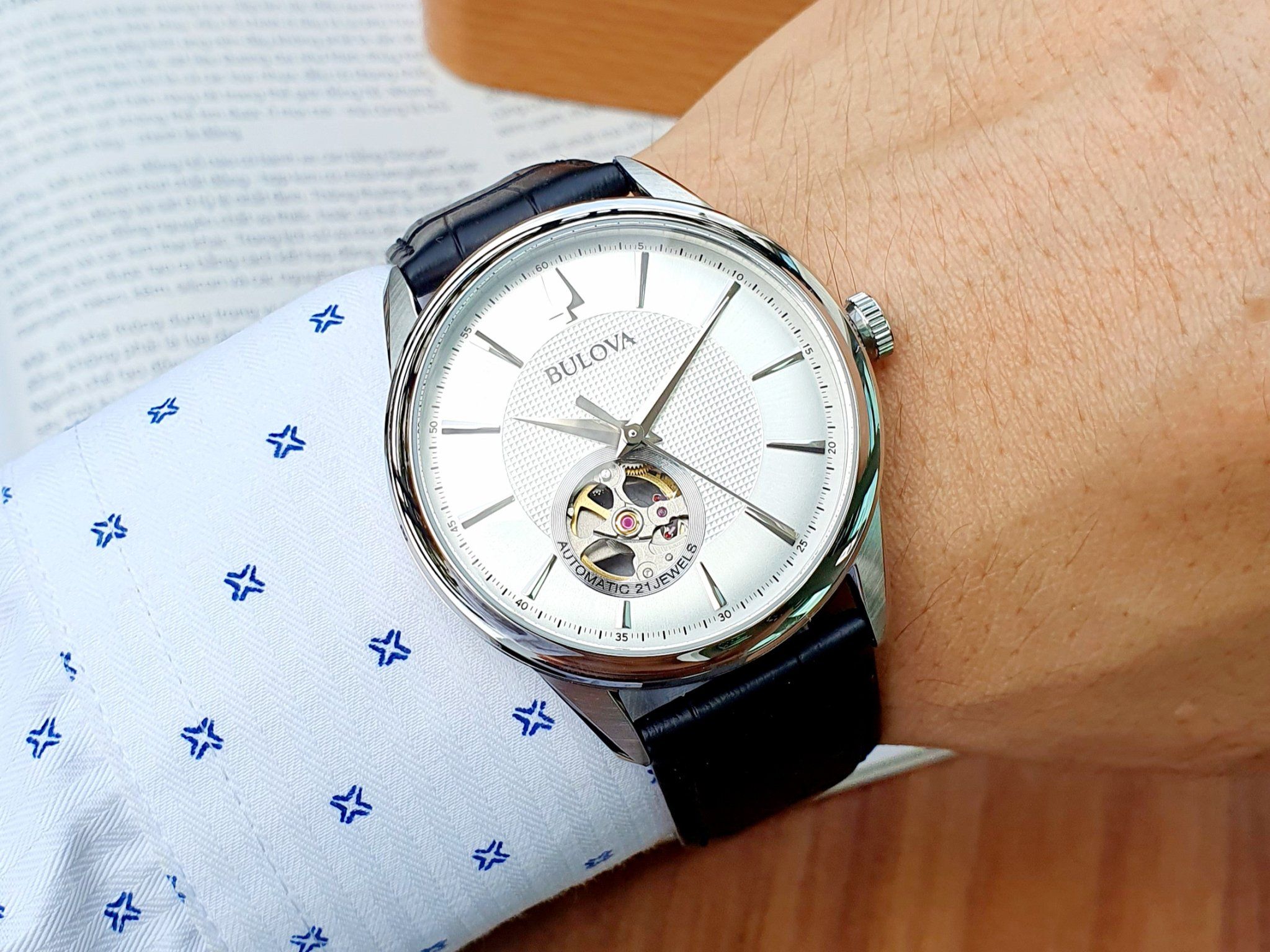 Bulova Automatic 96A224 ng H Nam Chinh Hang Gia T t PhongWatch
