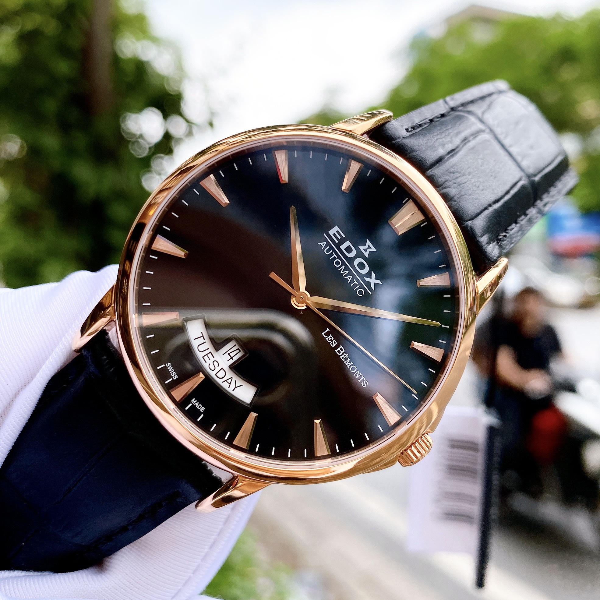 Edox Les Bemont 83015 37R NIR 8301537RNIR 83015 37R NIR