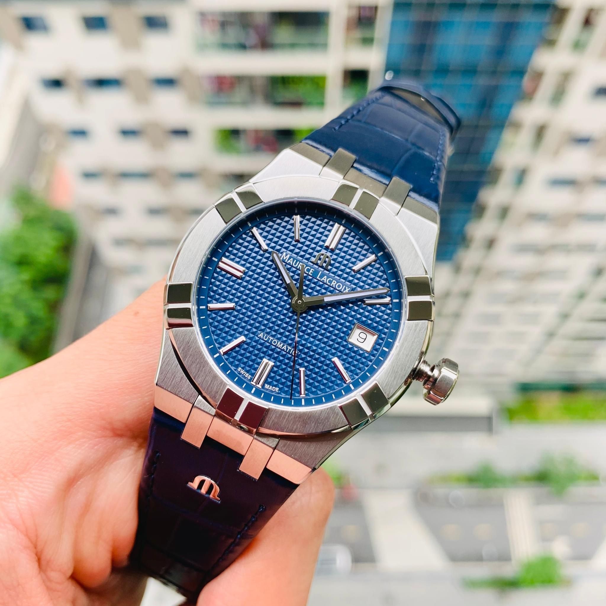 Orologio Maurice LaCroix Aikon Blue Automatico AI6007 SS002 430 1