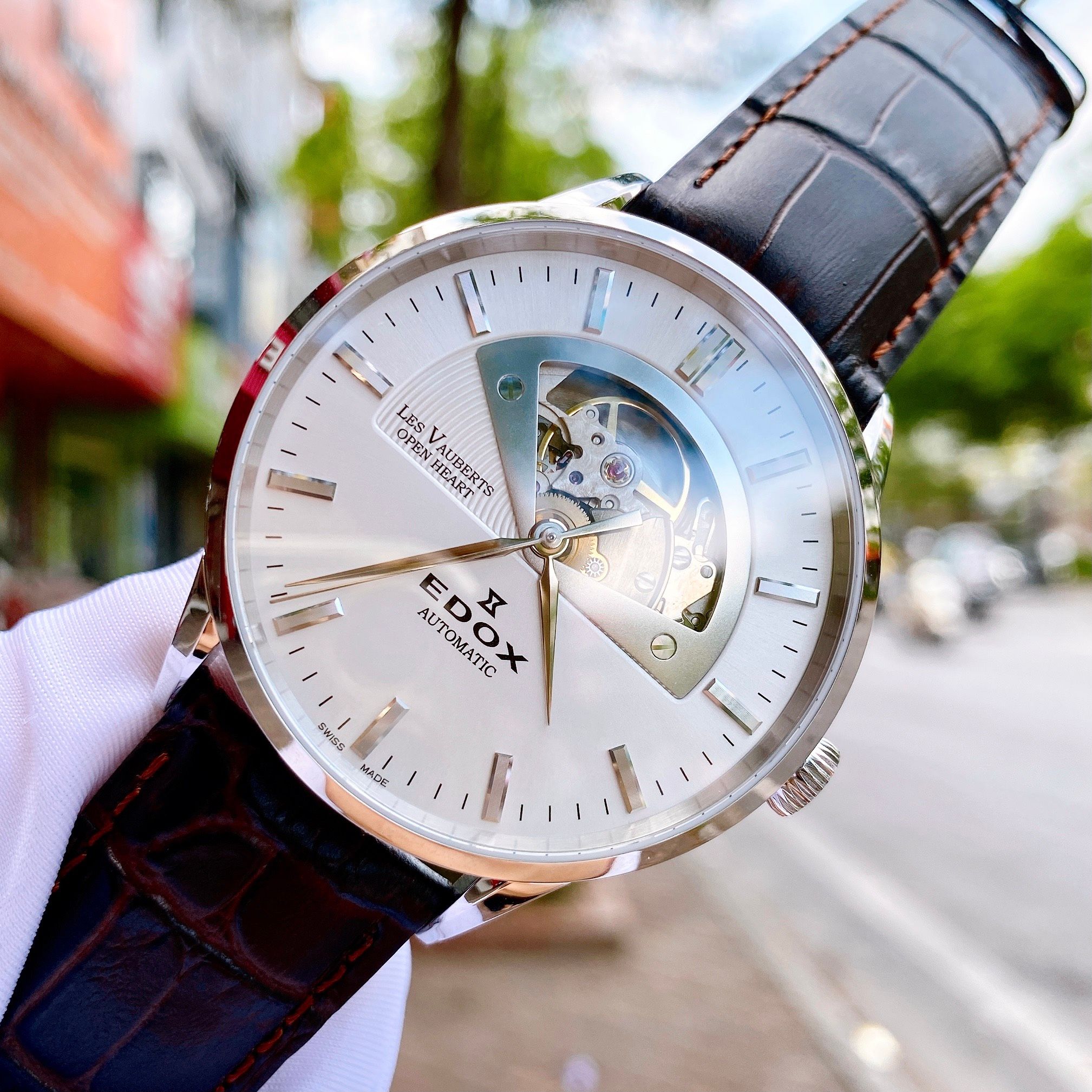 Edox Les Vauberts Date Automatic 80081 AIN