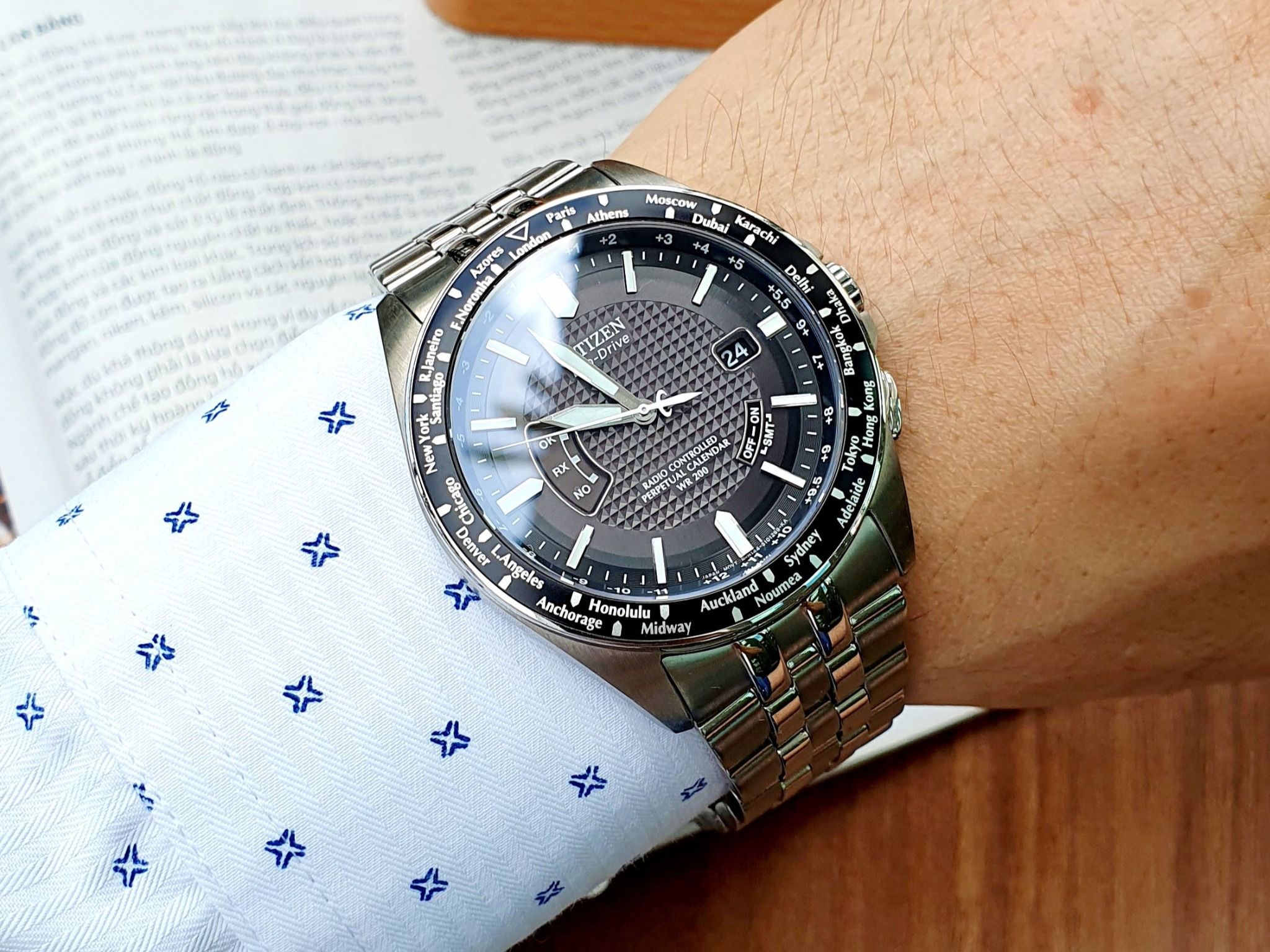 Citizen Eco drive CB0020 50E Perpetual ng H Nam PhongWatch