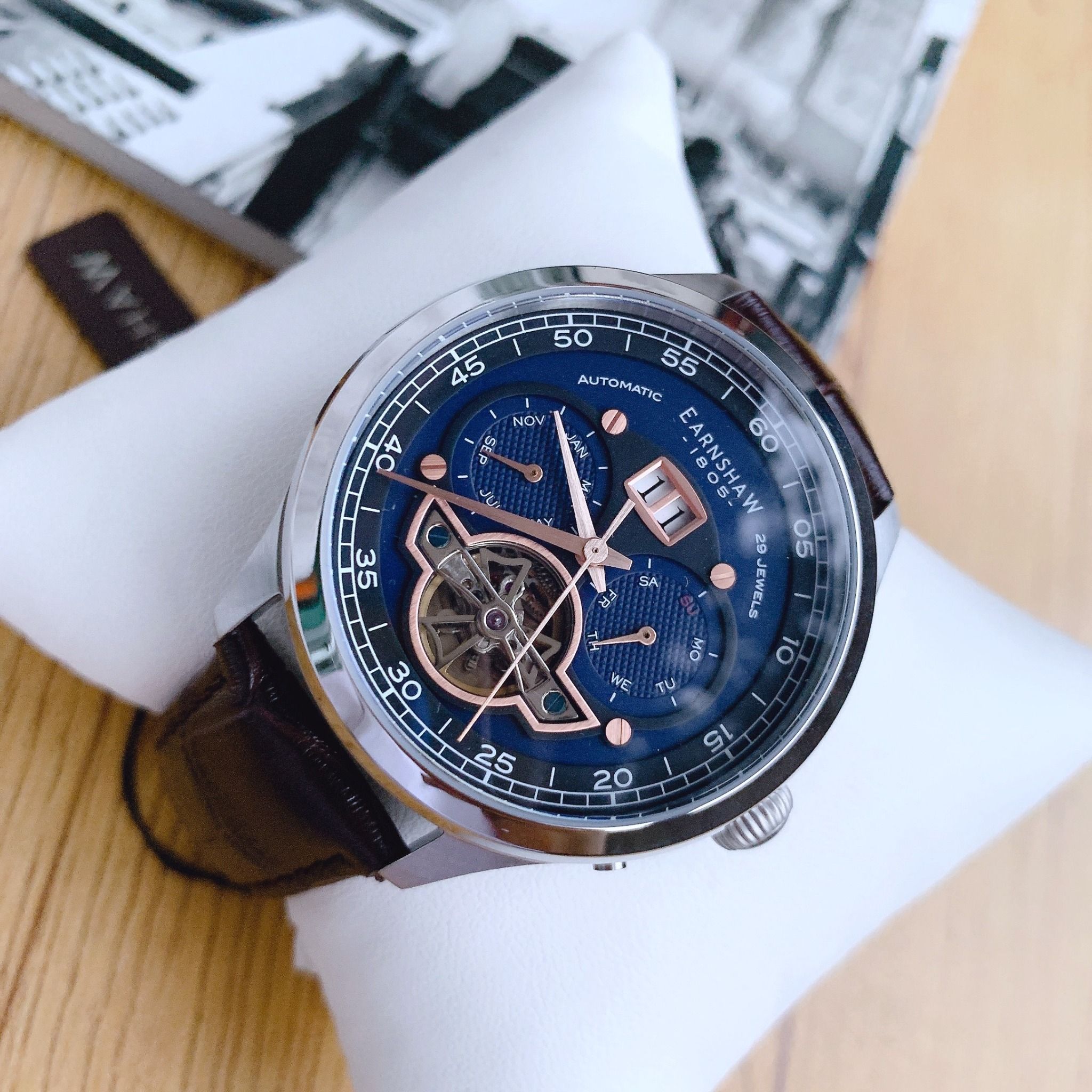 Thomas Earnshaw Orologio Analogico Automatico Uomo ES-8142-77