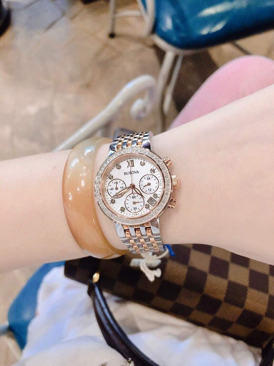 Bulova Quartz 98R215 Chronograph ng H N PhongWatch