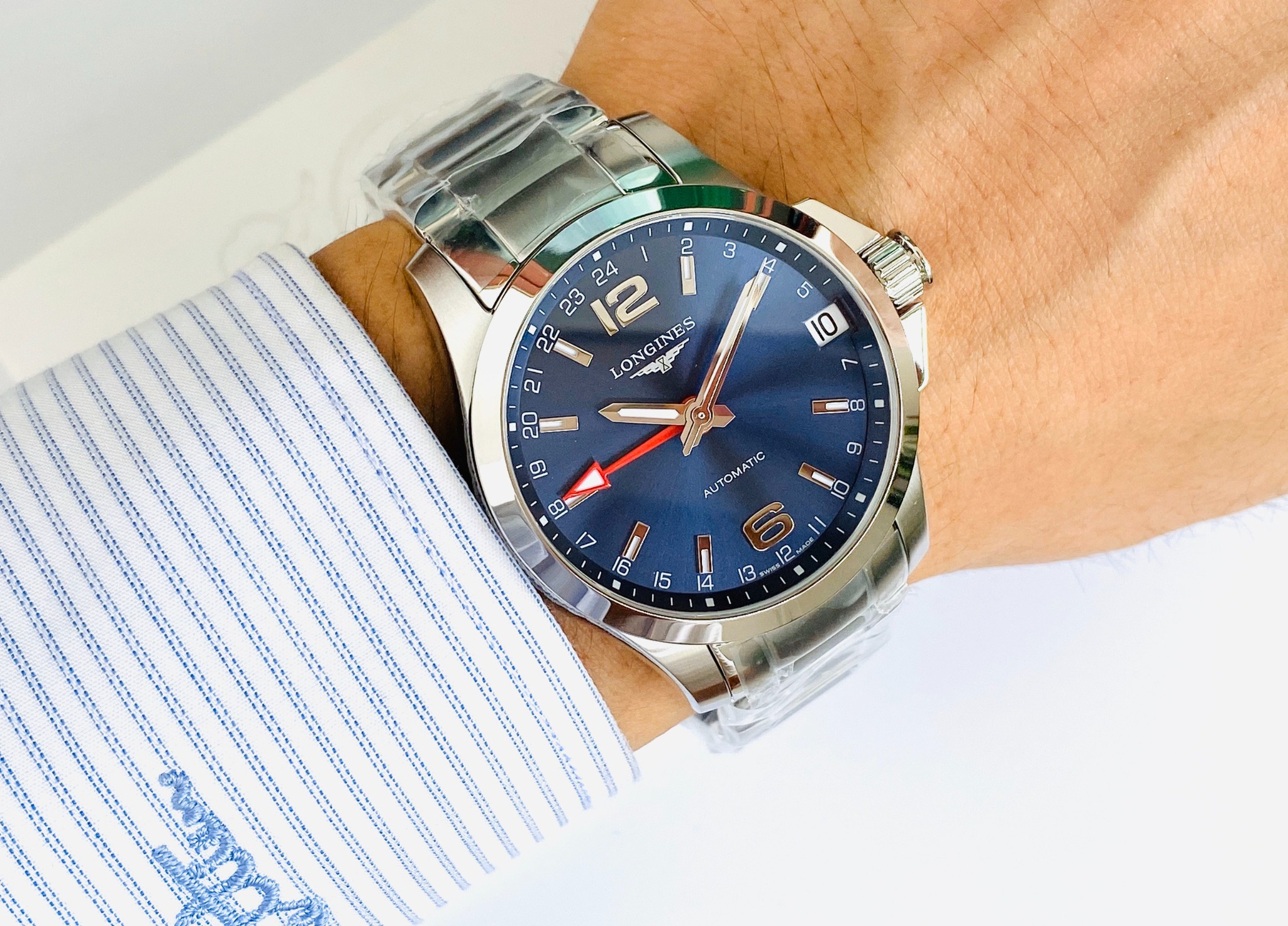 Longines Conquest GMT Automatic L3.687.4.99.6 L36874996