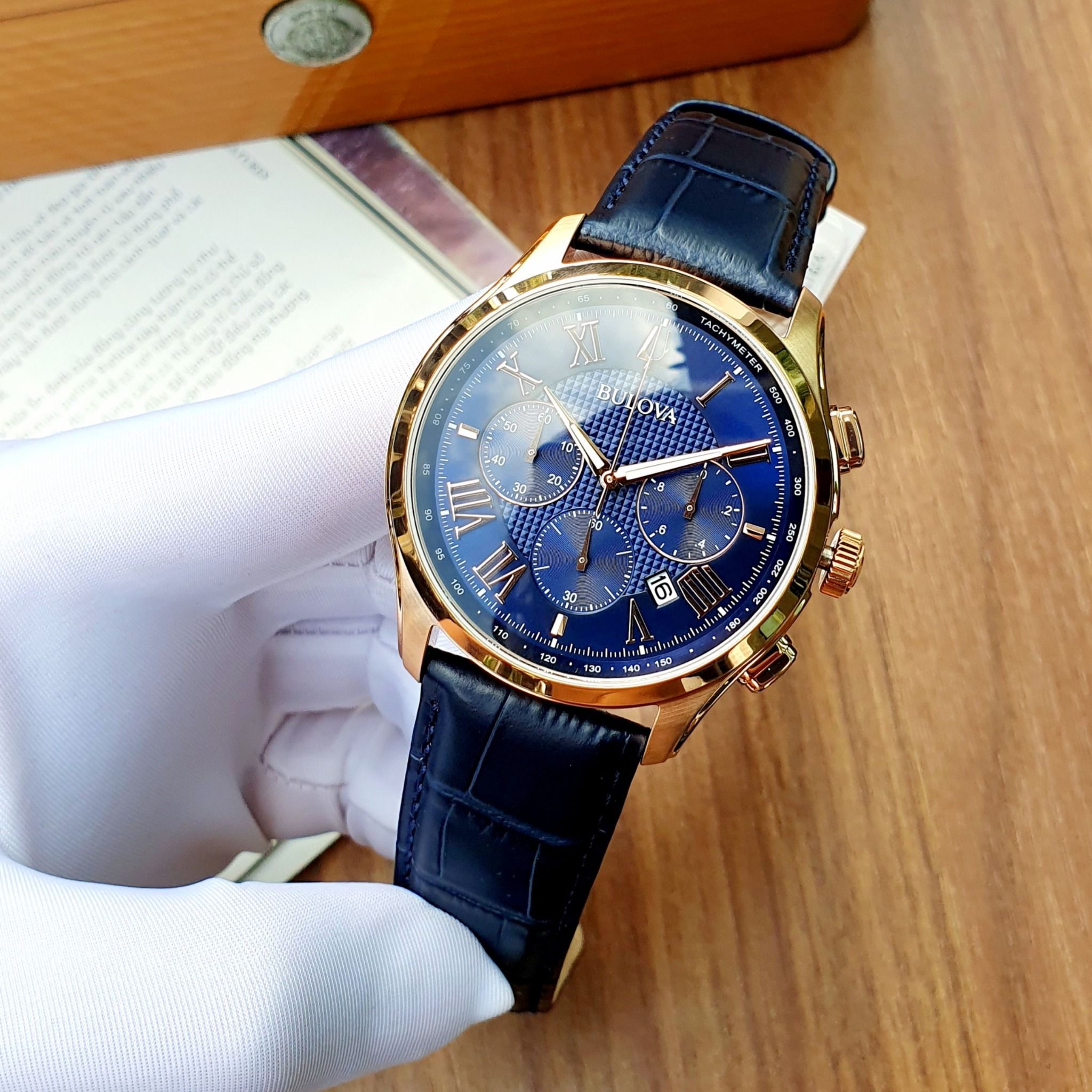 Bulova Quartz 97B170 Chronograph ng H Nam PhongWatch