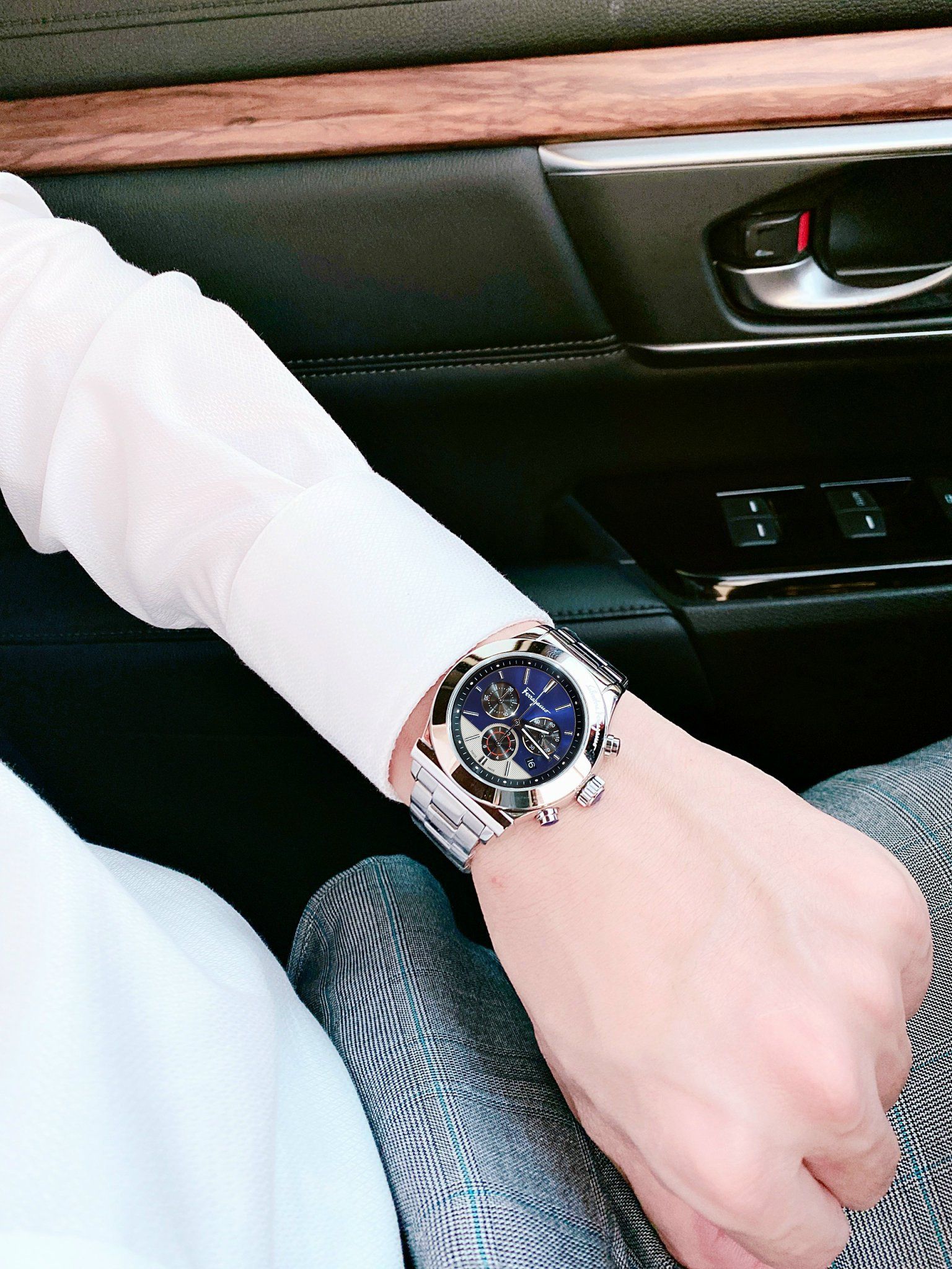 Salvatore Ferragamo 1898 Sport Chronograph Bracelet SFFM01320 42mm