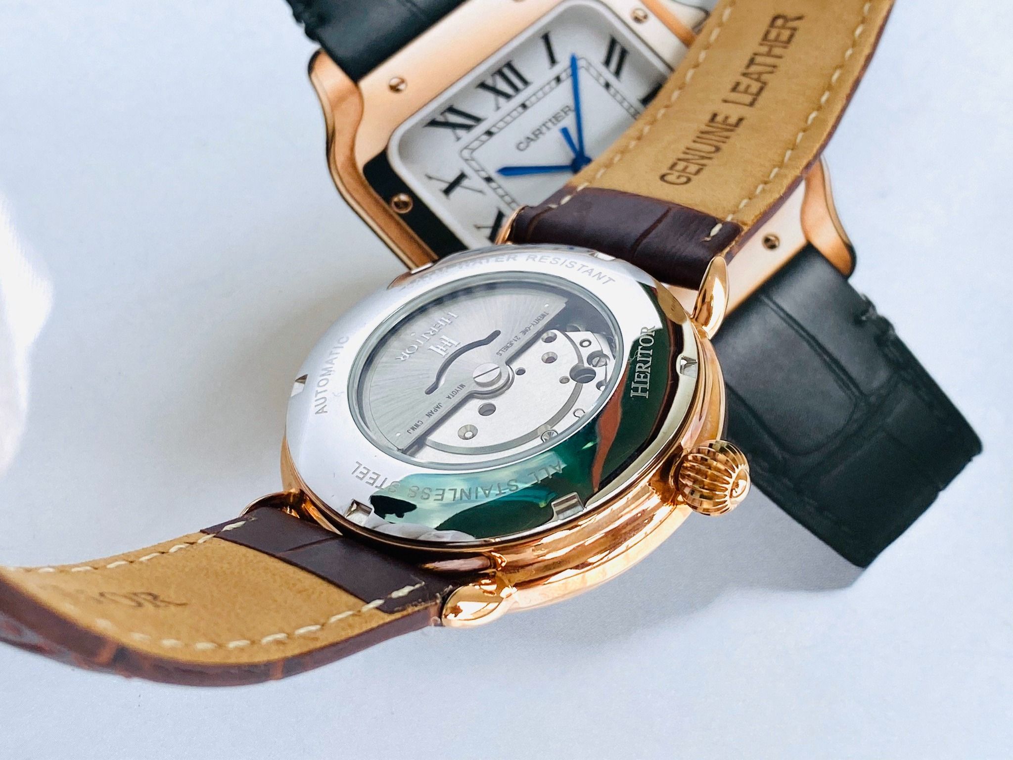 Heritor Mattias Automatic Black Dial HR8406 ng H Nam PhongWatch