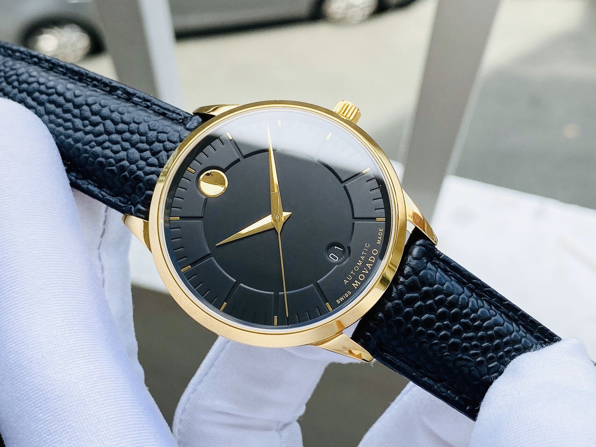 Movado 1881 automatic clearance gold