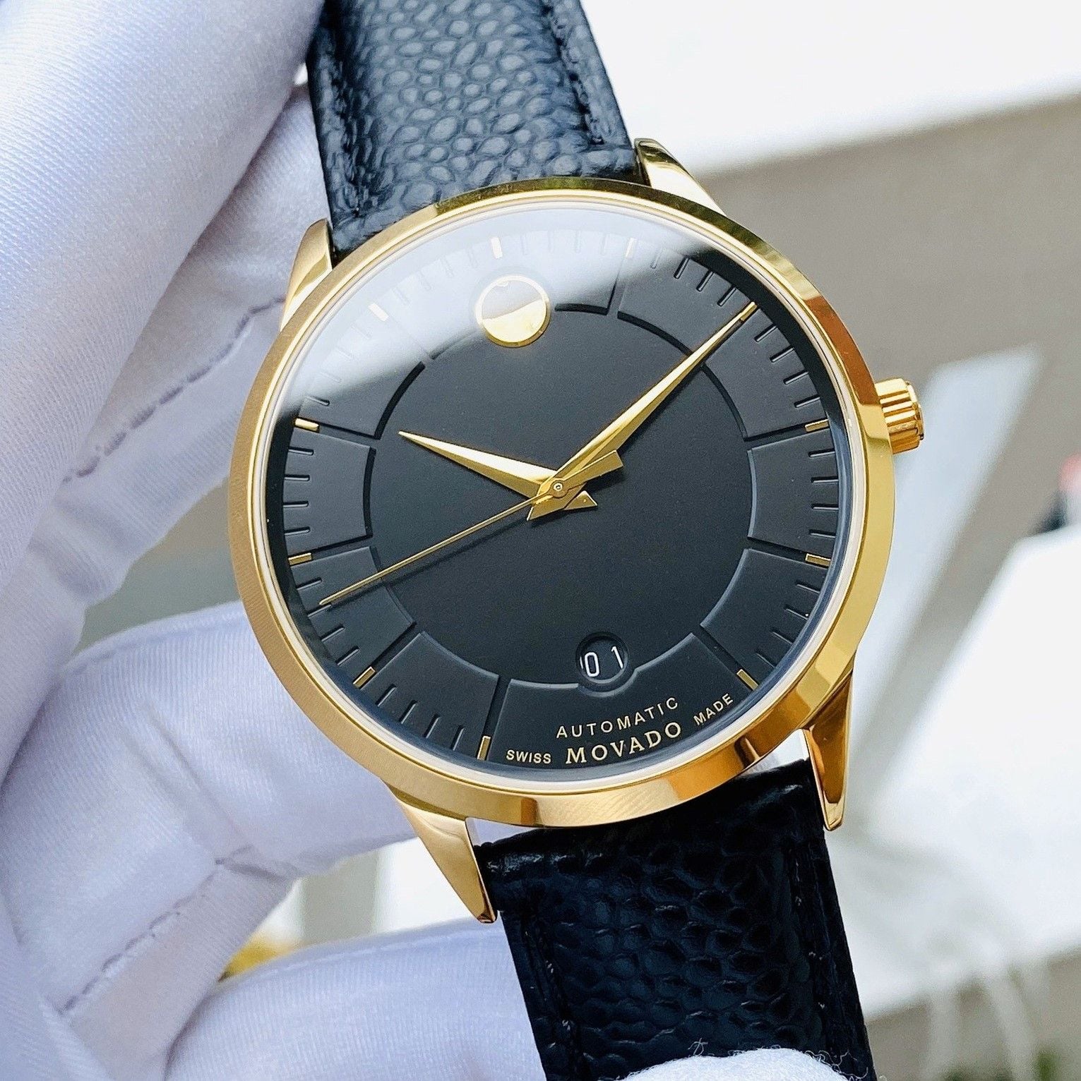 Movado 1881 Automatic Black Gold - 0607609 - Đồng Hồ Nam – PhongWatch