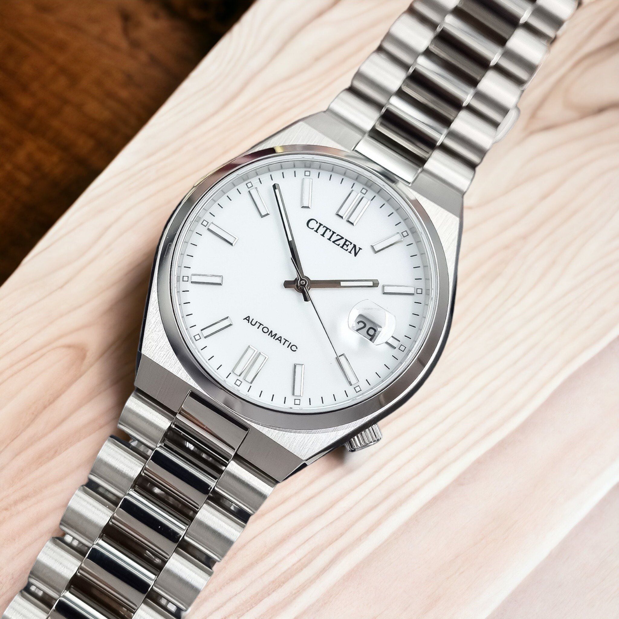 Herrenuhr Citizen NJ0150-81X Automatisch Tsuyosa Grün