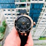 A - Edox Delfin Diver Black 43mm - 80110-357NRCA-NIR - Đồng Hồ Nam