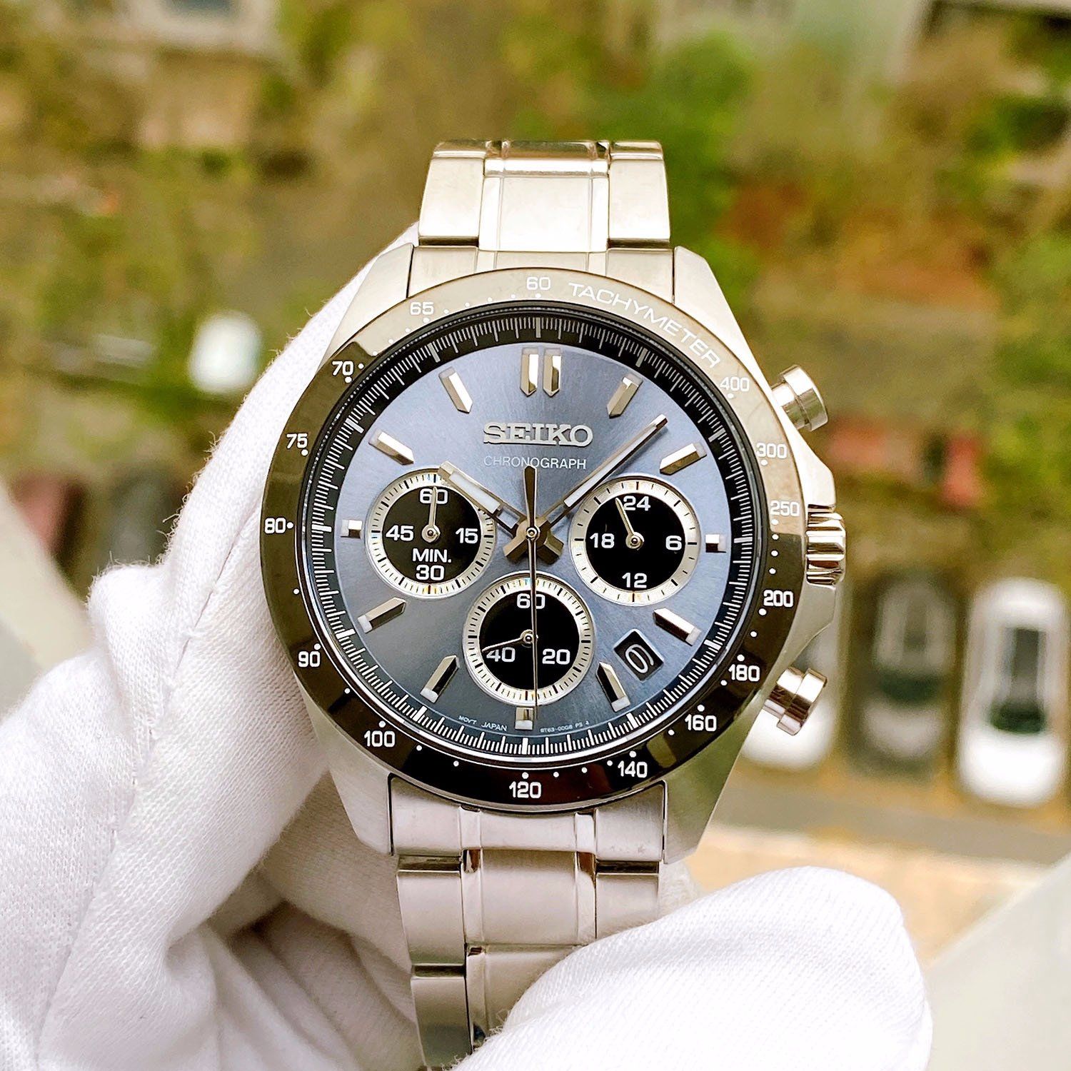 Seiko Spirit SBTR027 Chronograph ng H Nam Ch nh H ng Gi