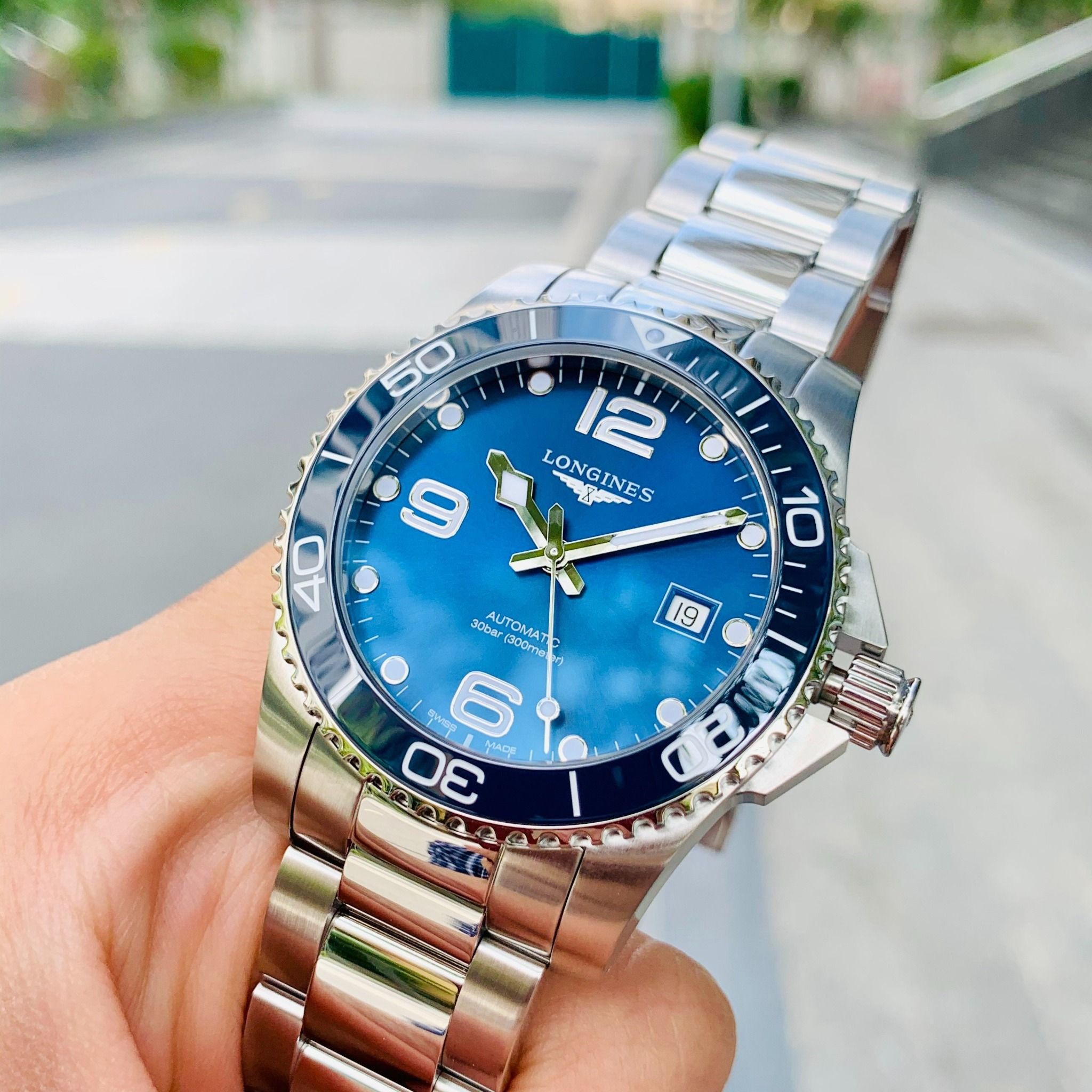 Longines Hydro Conquest Ceramic Blue 39MM L3.780.4.96.6