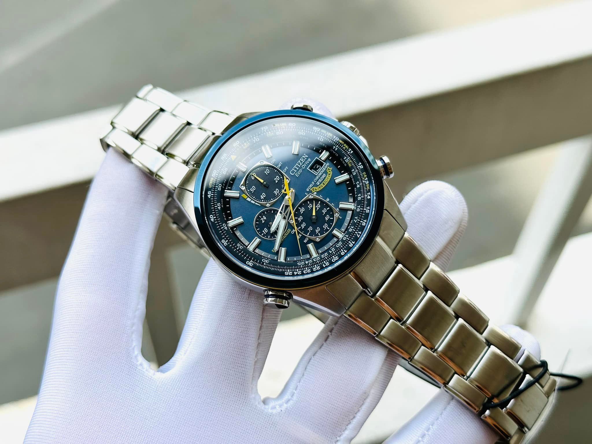 Citizen EcoDrive AT802054L World Chronograph AT Đồng Hồ Nam
