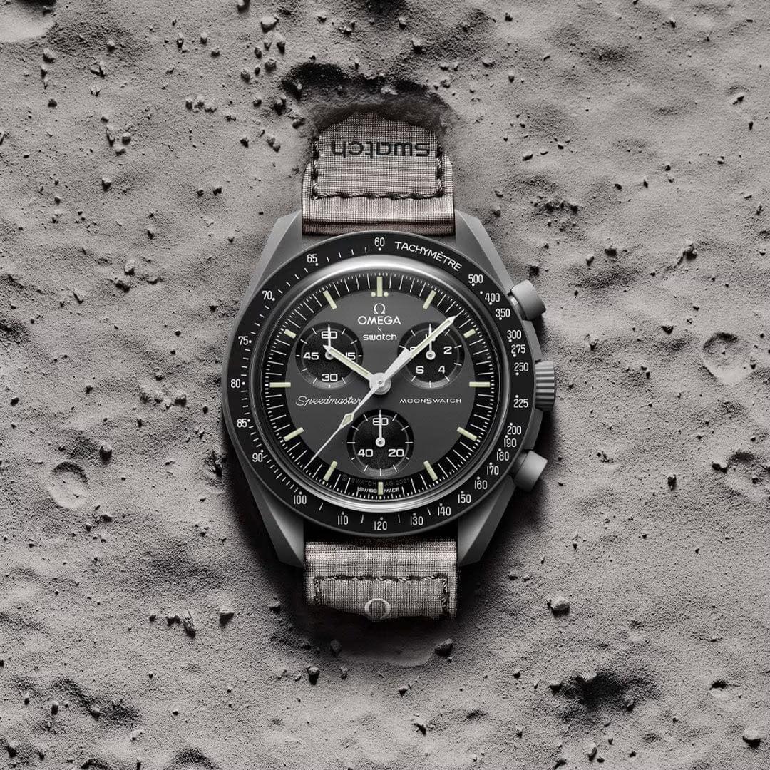 OMEGA × Swatch Mission to Mercury 極美品 Omega x Swatch Bioceramic 